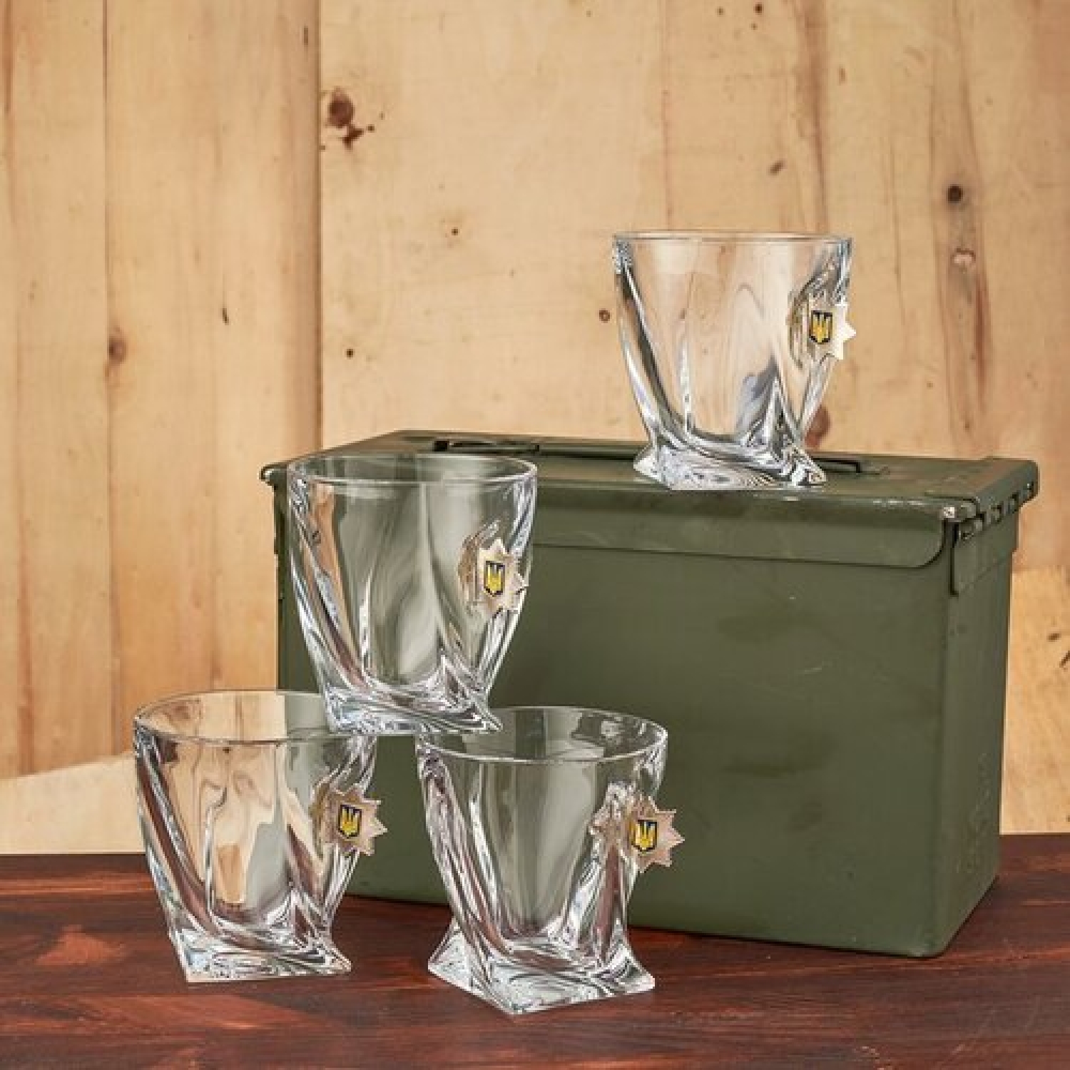 Набір БК маленький (кришталеві склянки Поліція)