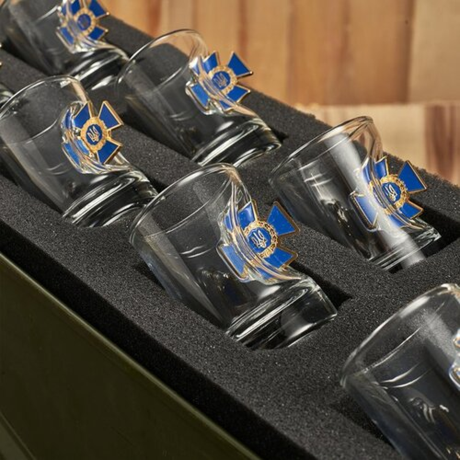 Набір БК великий (графин+чарки СБУ)