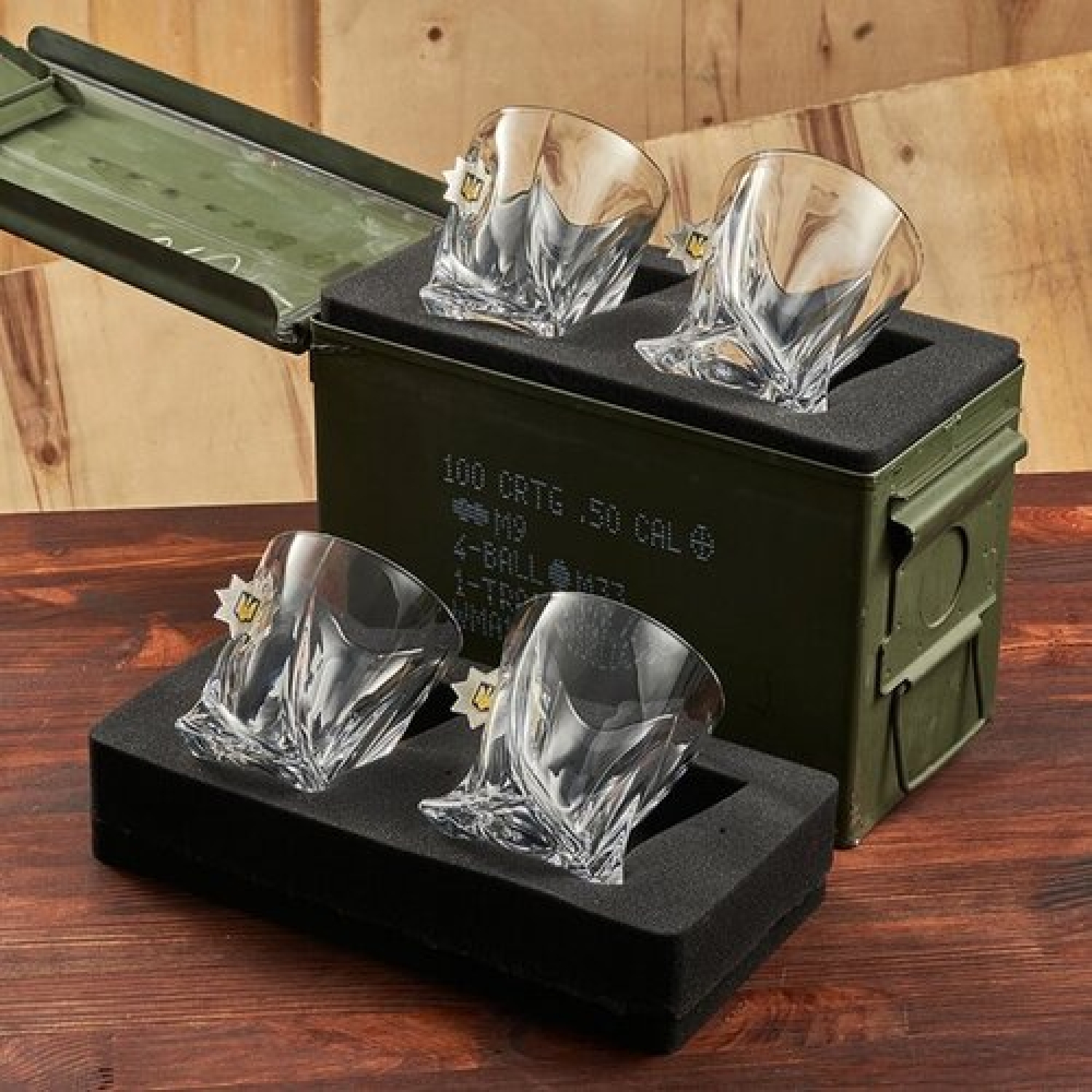 Набір БК маленький (кришталеві склянки Поліція)