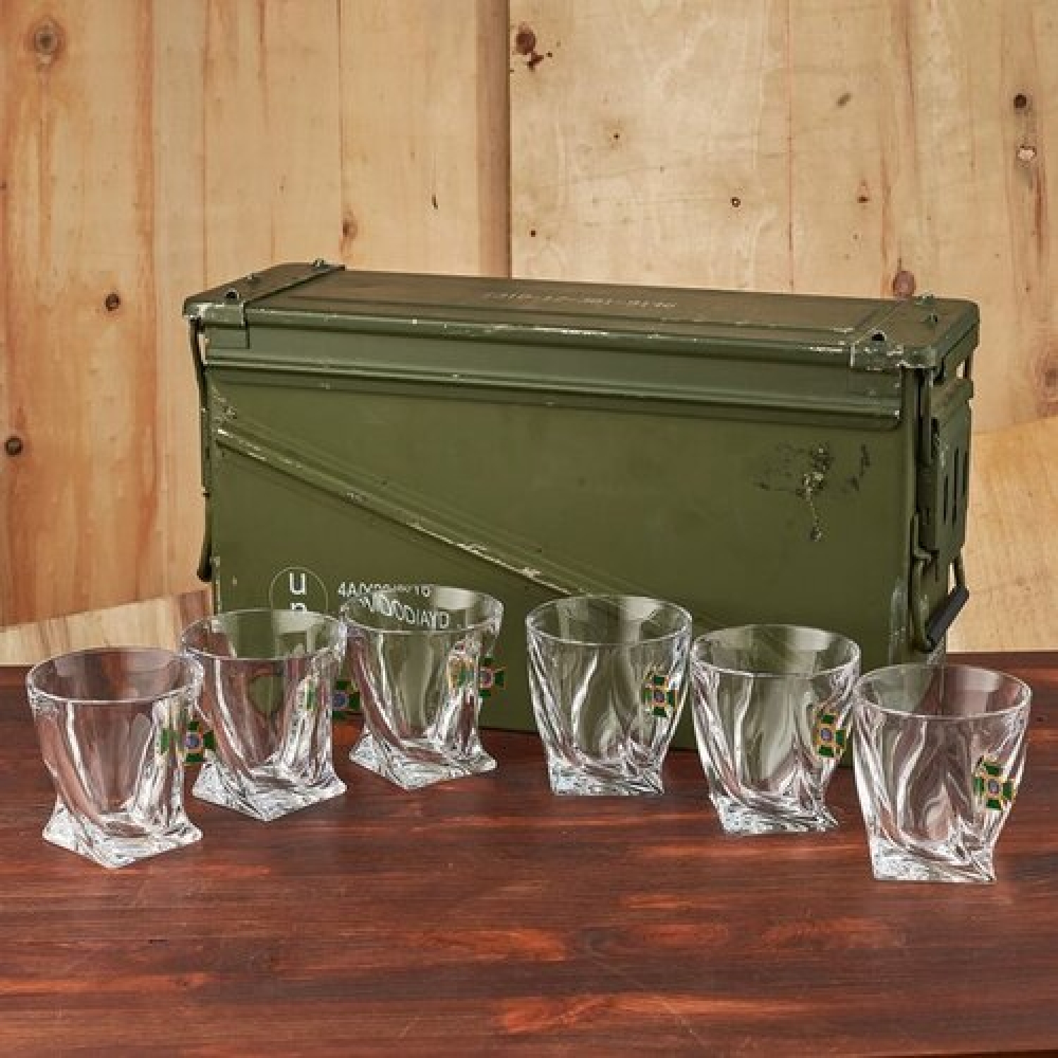 Набір БК великий (кришталеві склянки ДПСУ)