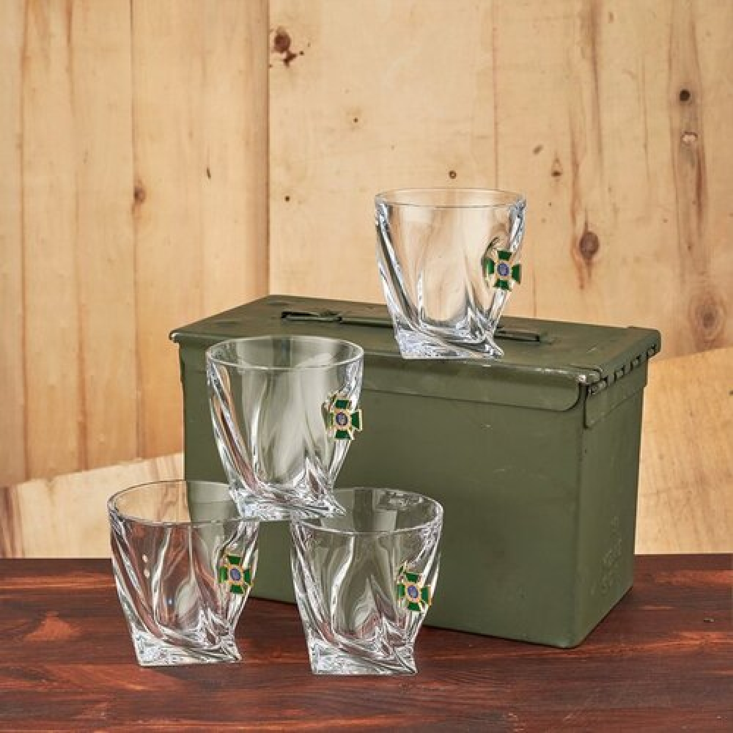 Набір БК маленький (кришталеві склянки ДПСУ)