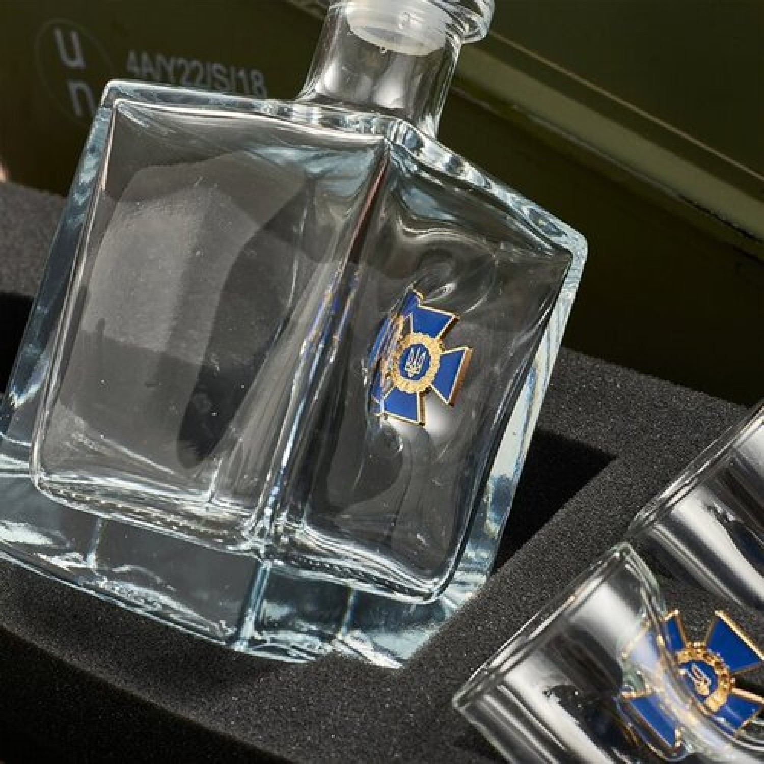 Набір БК великий (графин+чарки СБУ)