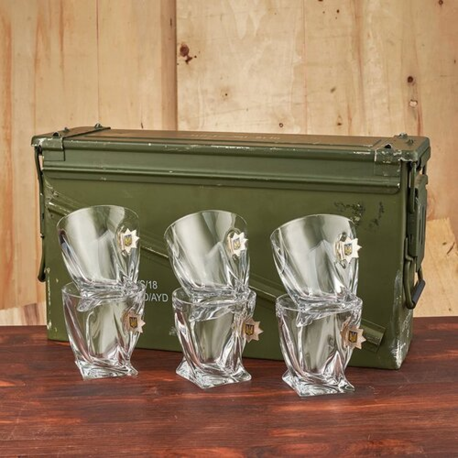 Набір БК великий (кришталеві склянки Поліція)