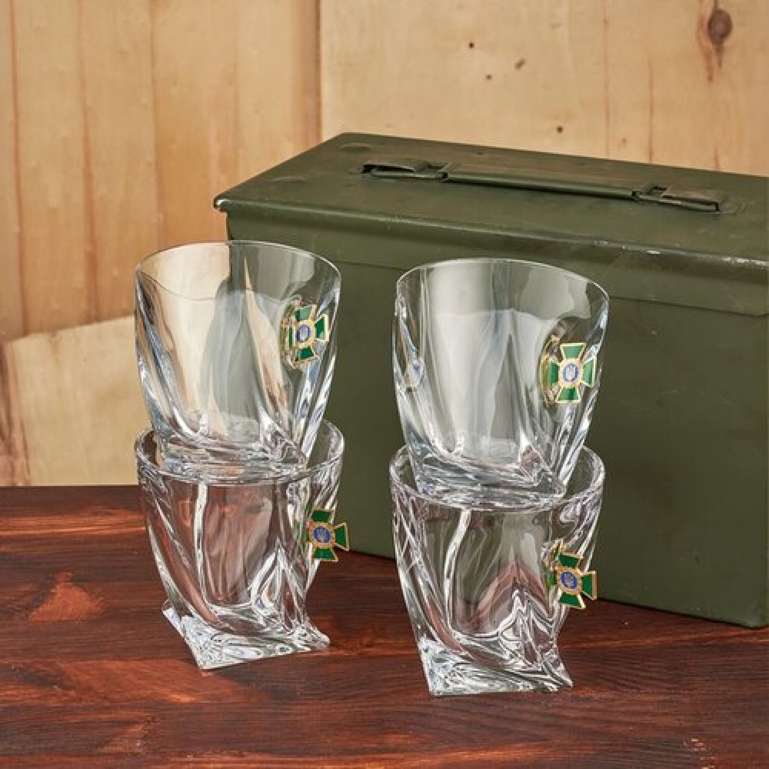 Набір БК маленький (кришталеві склянки ДПСУ)