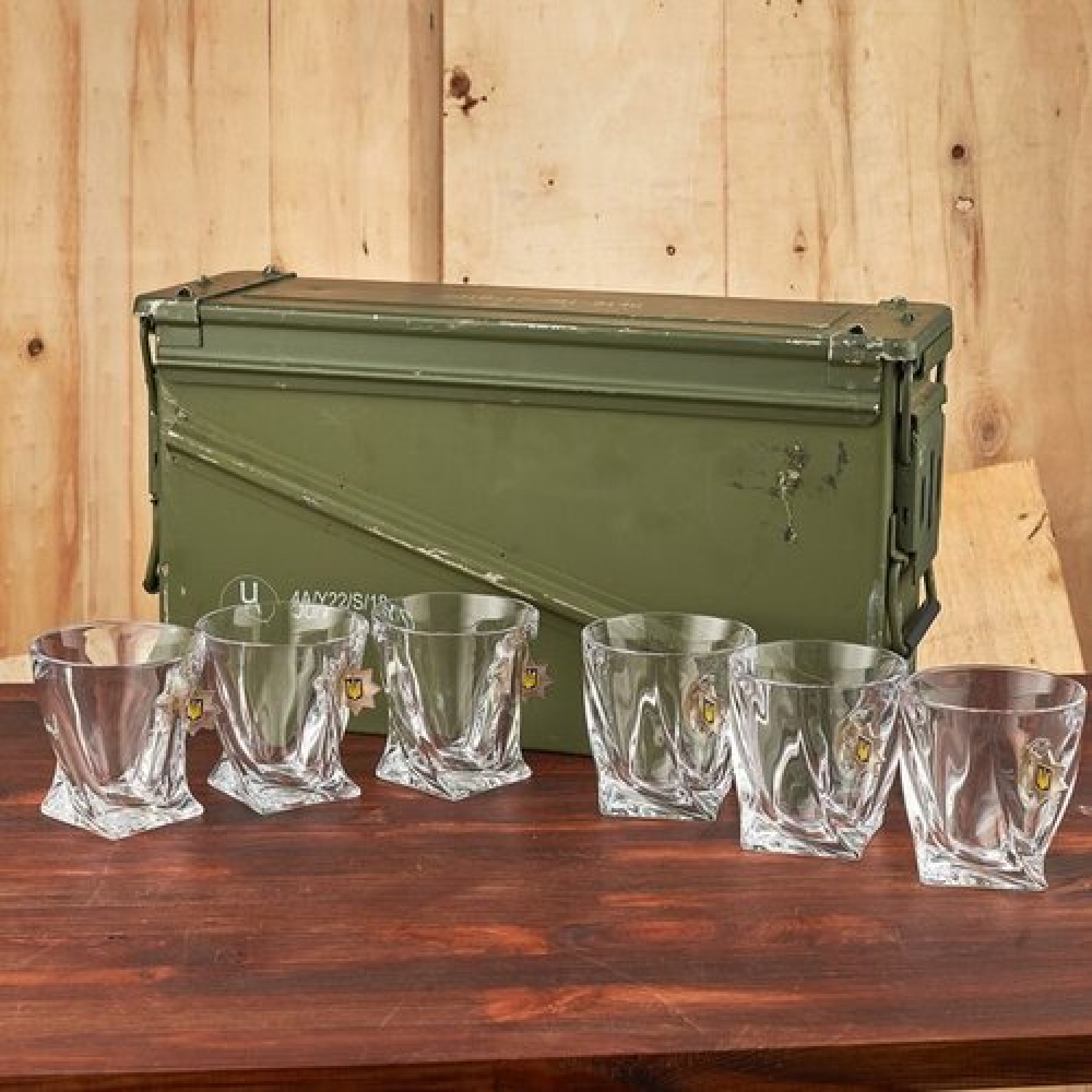 Набір БК великий (кришталеві склянки Поліція)