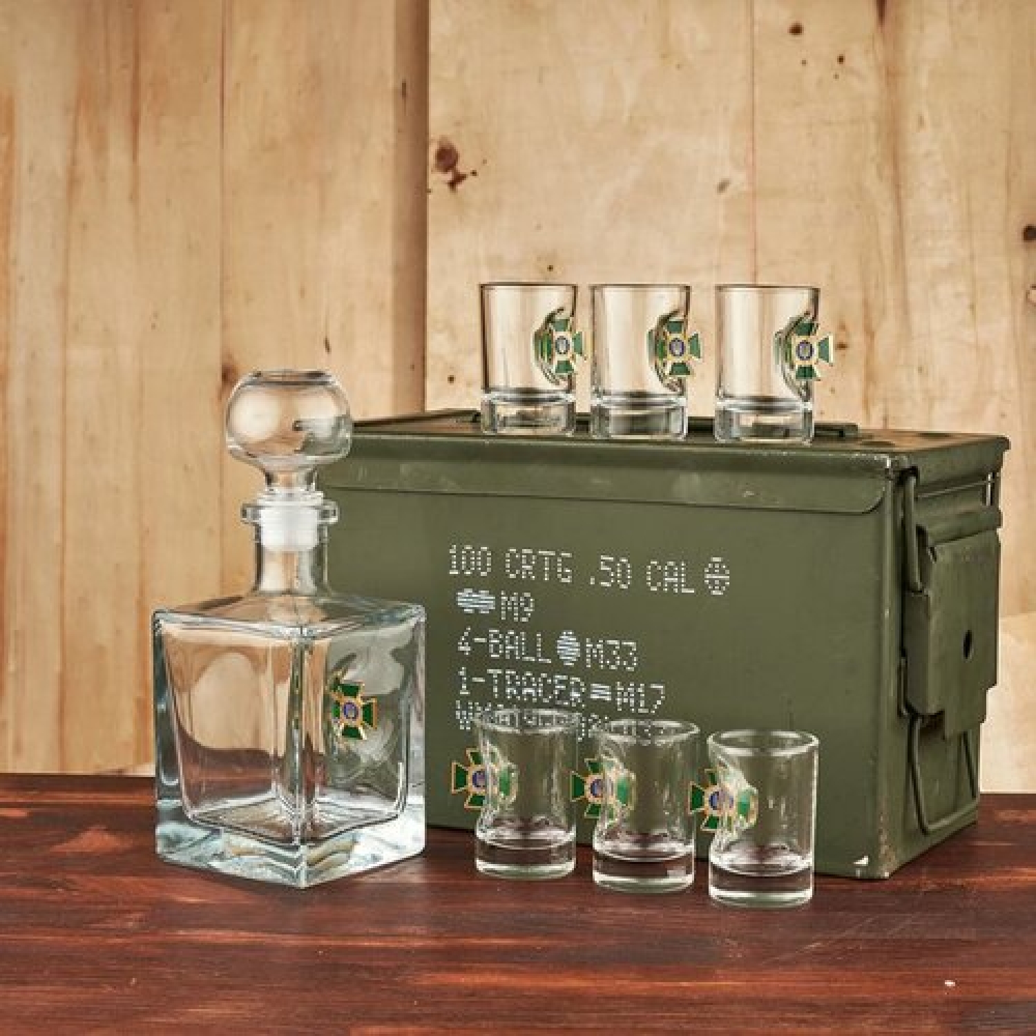 Набір БК маленький (графин+чарки ДПСУ)