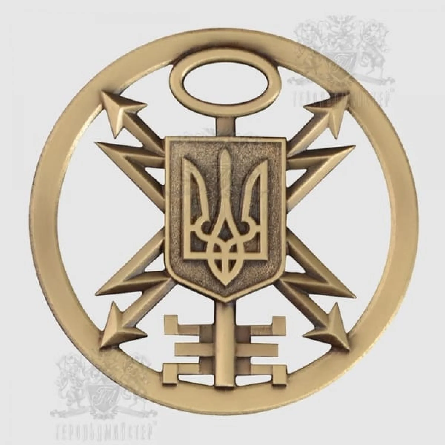 Беретний знак Державної служби спеціального зв’язку та захисту інформації