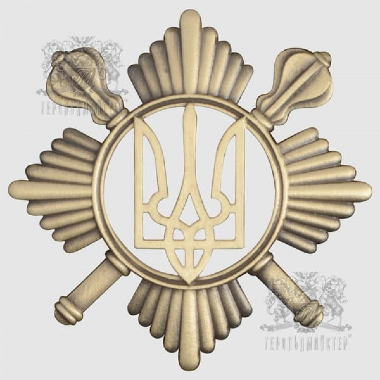 Беретный знак Отдельного Киевского полка Президента Украины