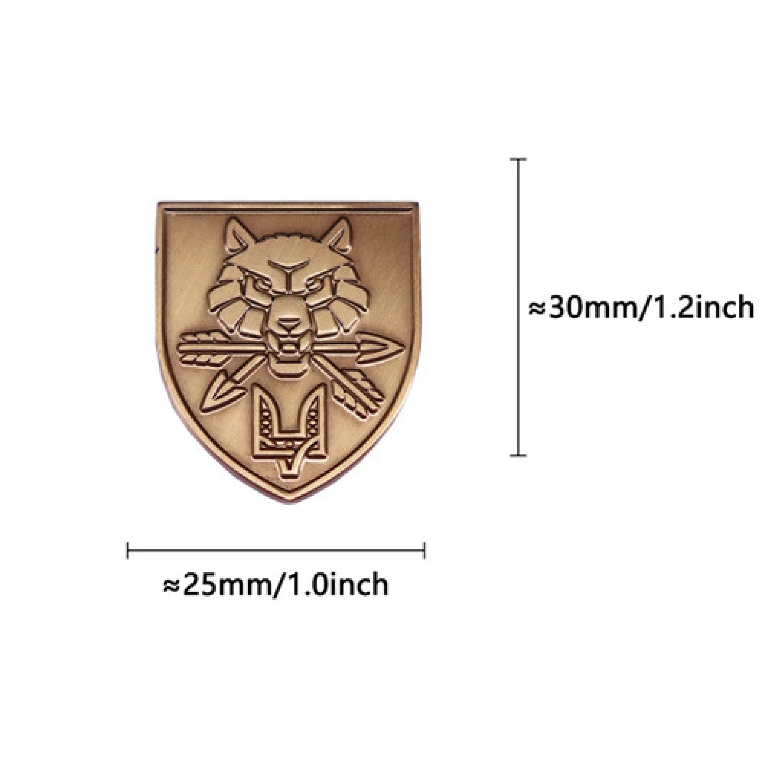 Брошка з логотипом Сил спеціальних операцій України (СОФ)