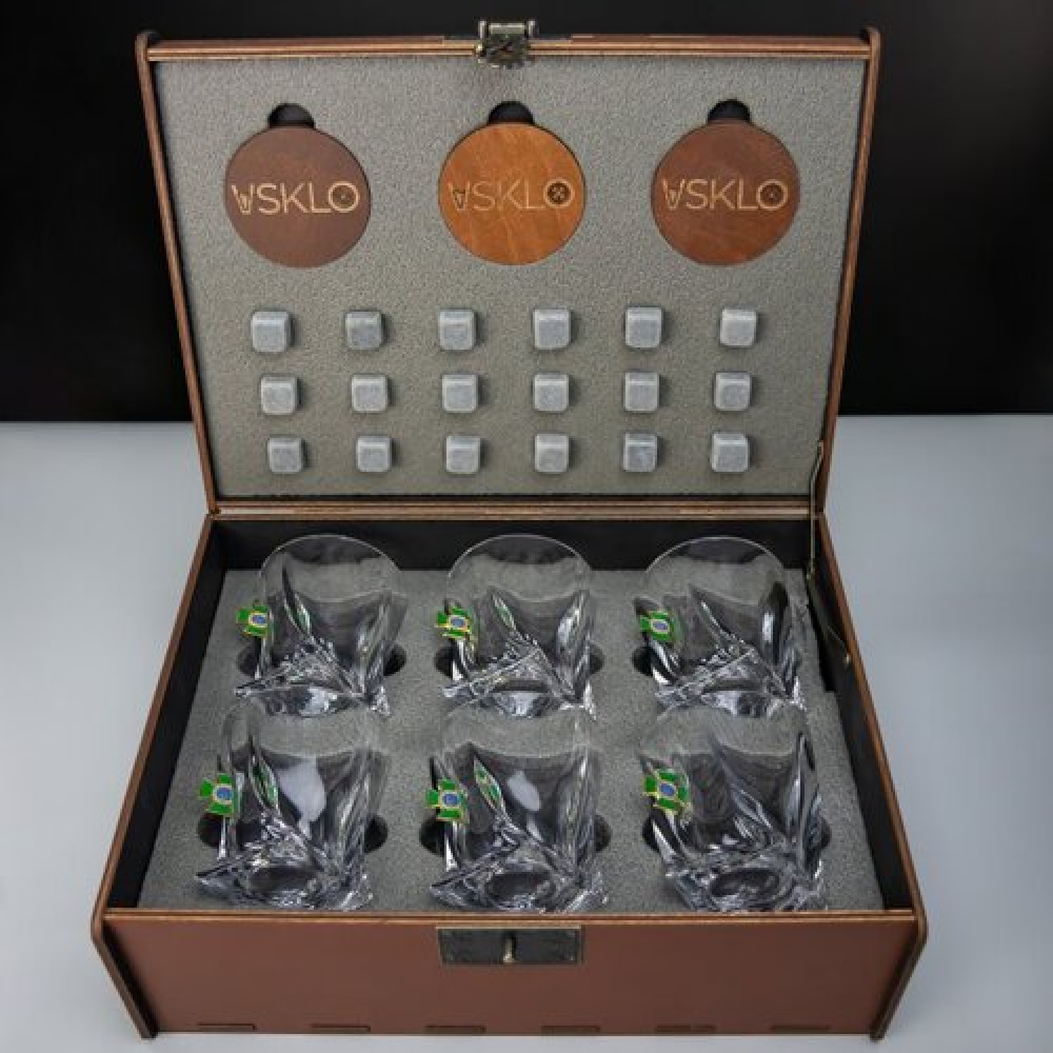 Набір LEO 6 - кришталеві склянки (ДПСУ)