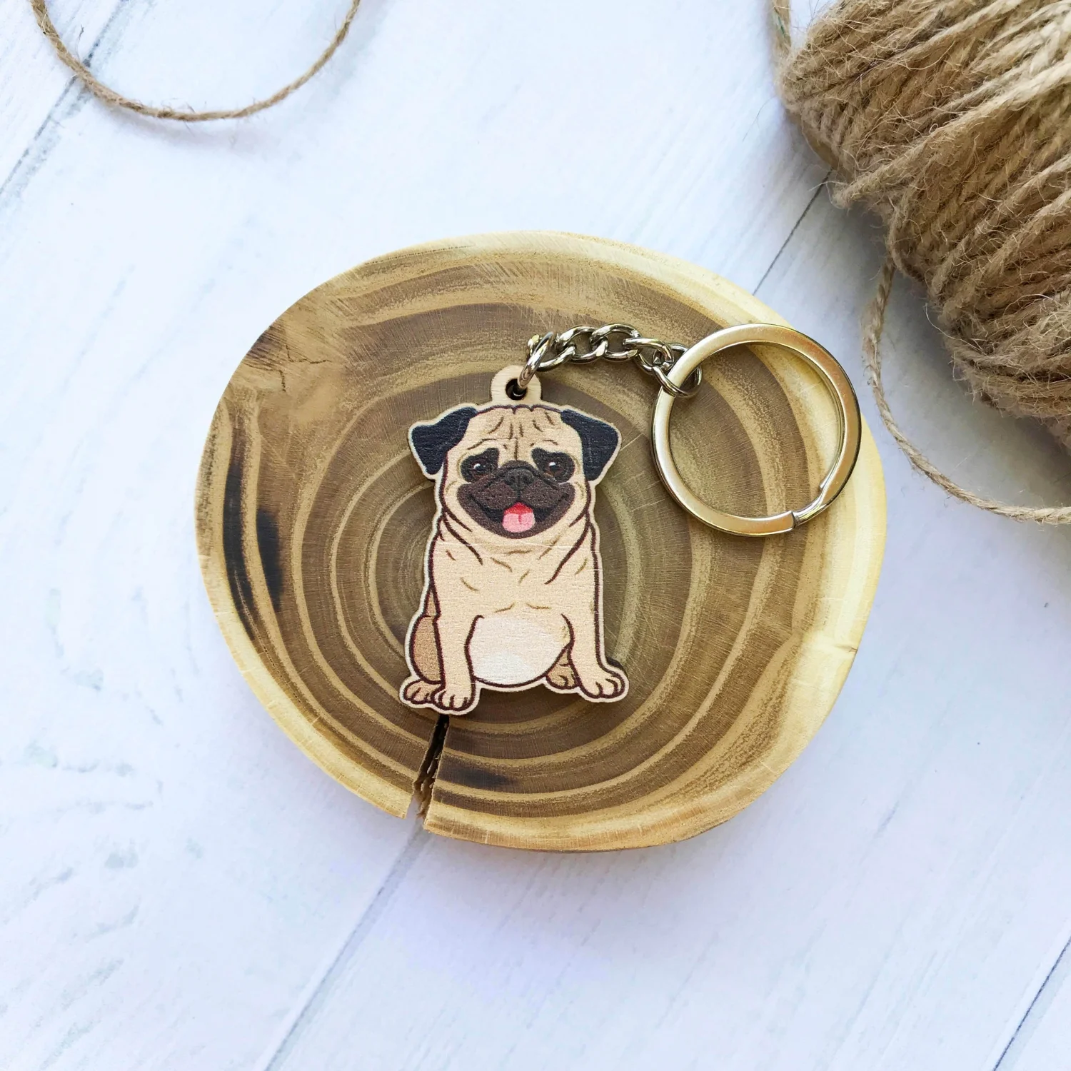 Брелок Мопс