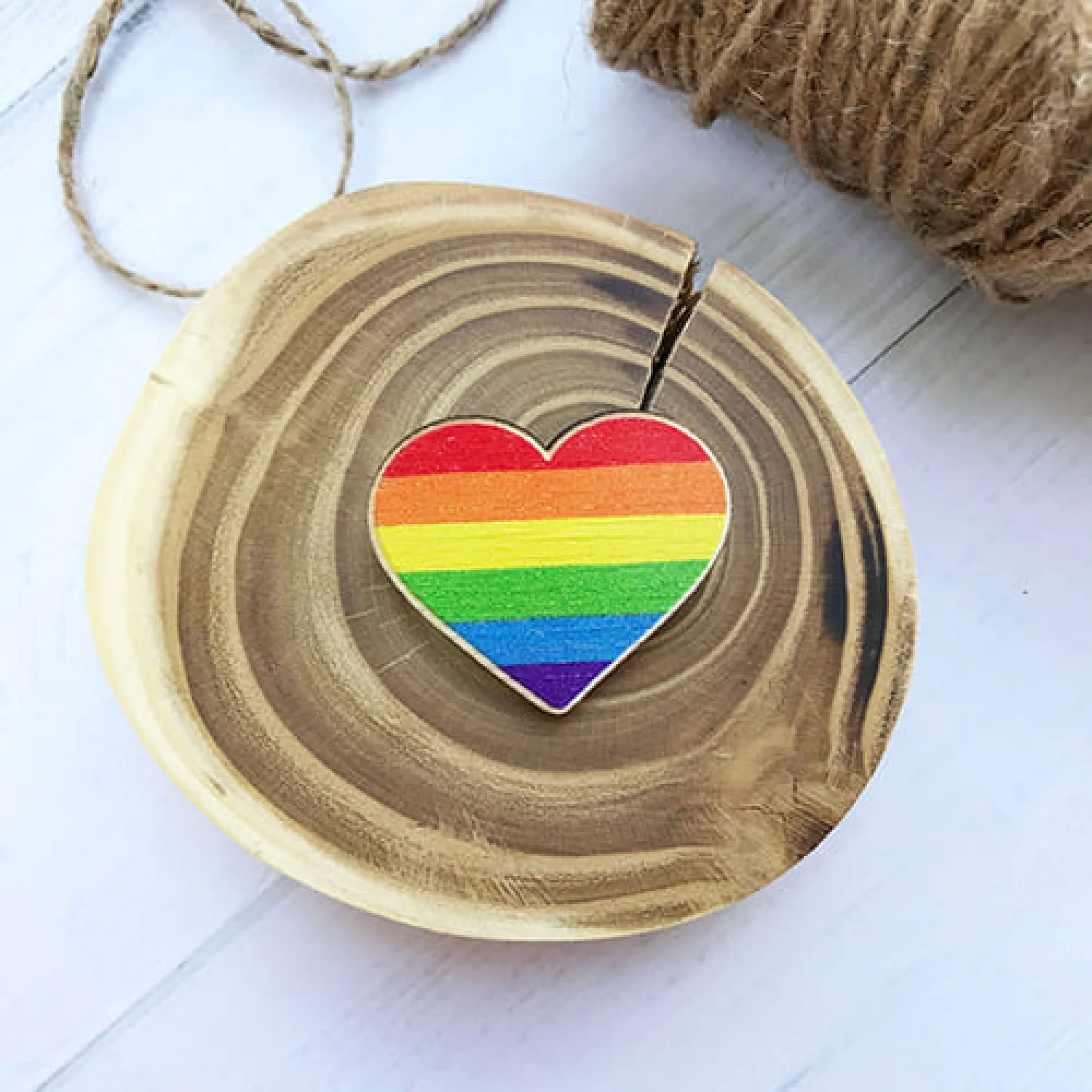 Значок Райдужне серце