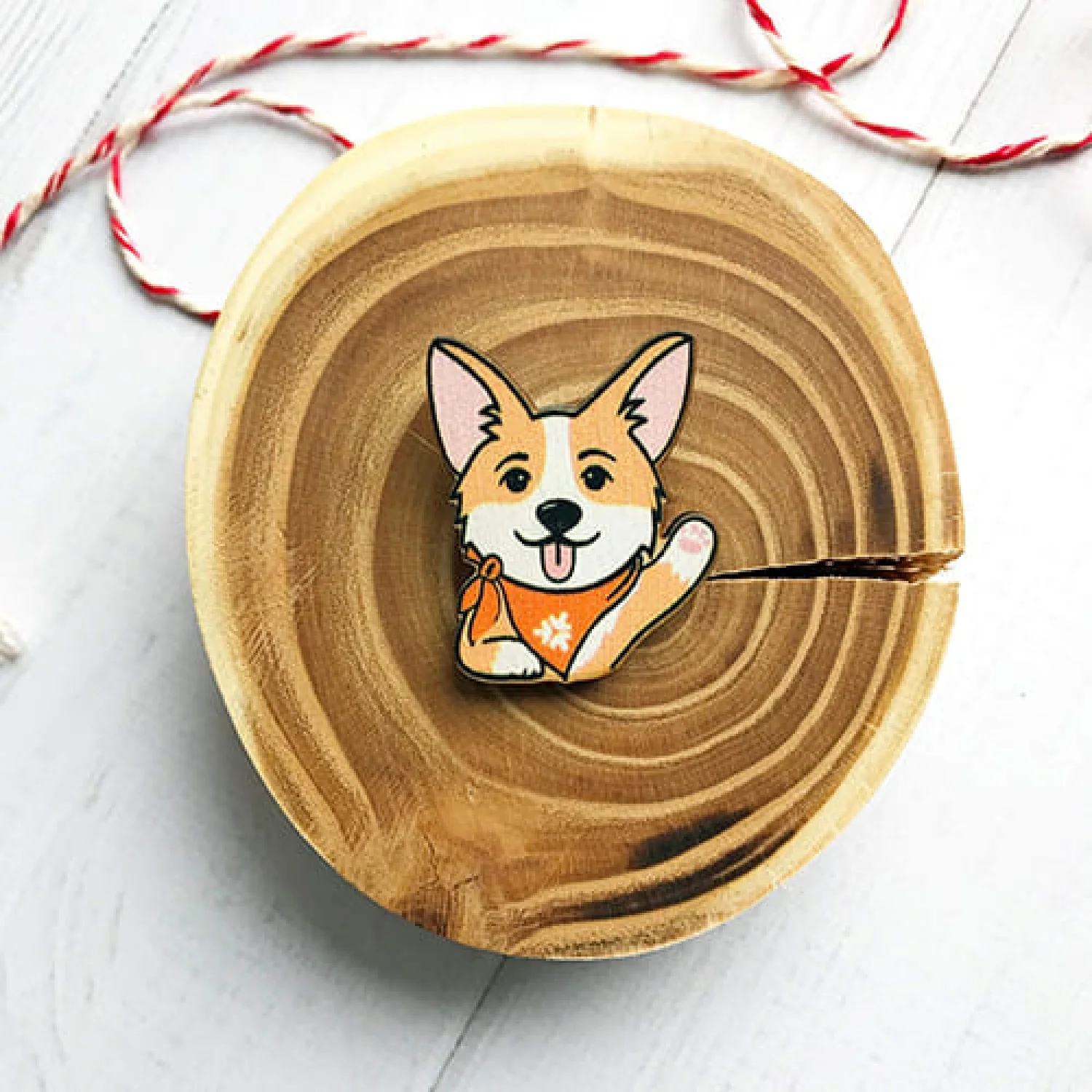 Значок Вельш корги пемброк - Хай