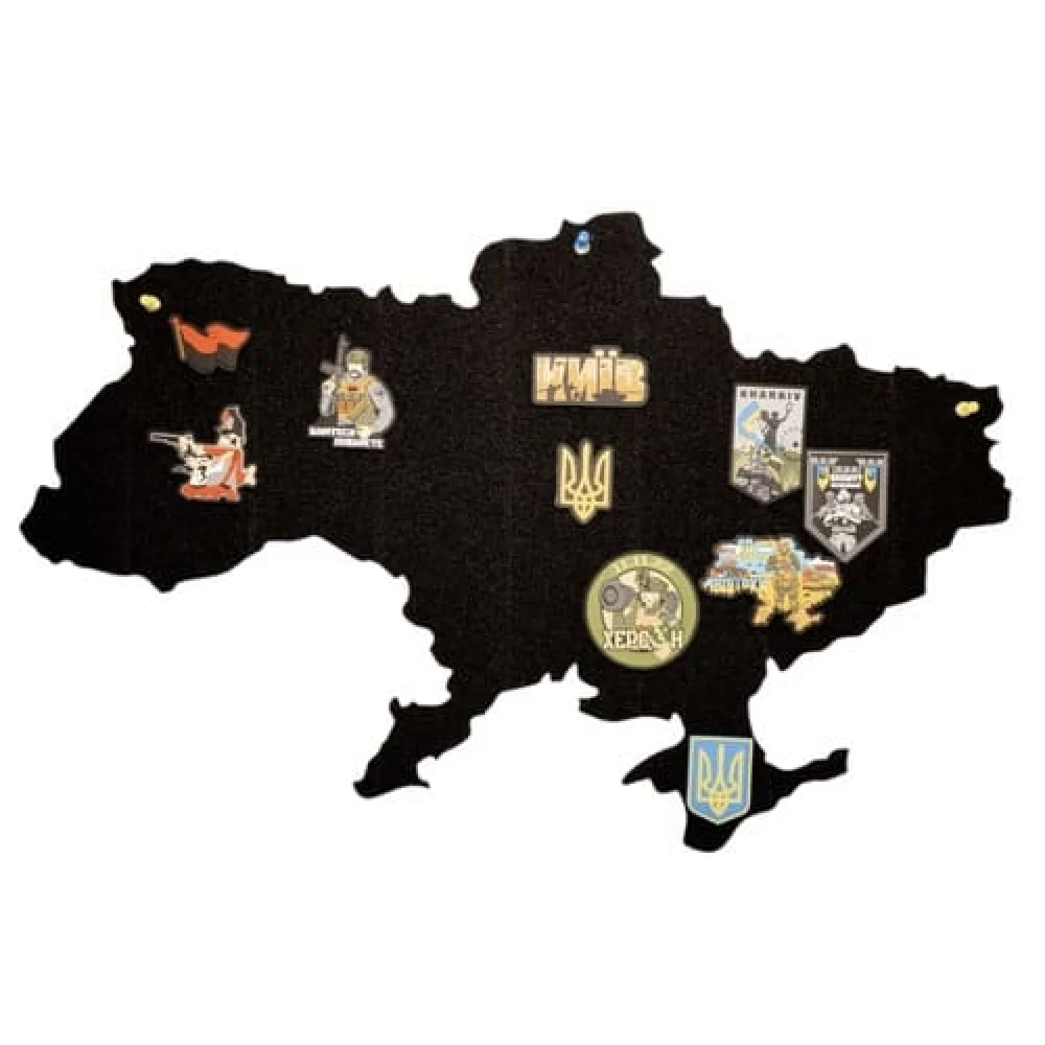 Патч Панель "Мапа України" 47*30 см
