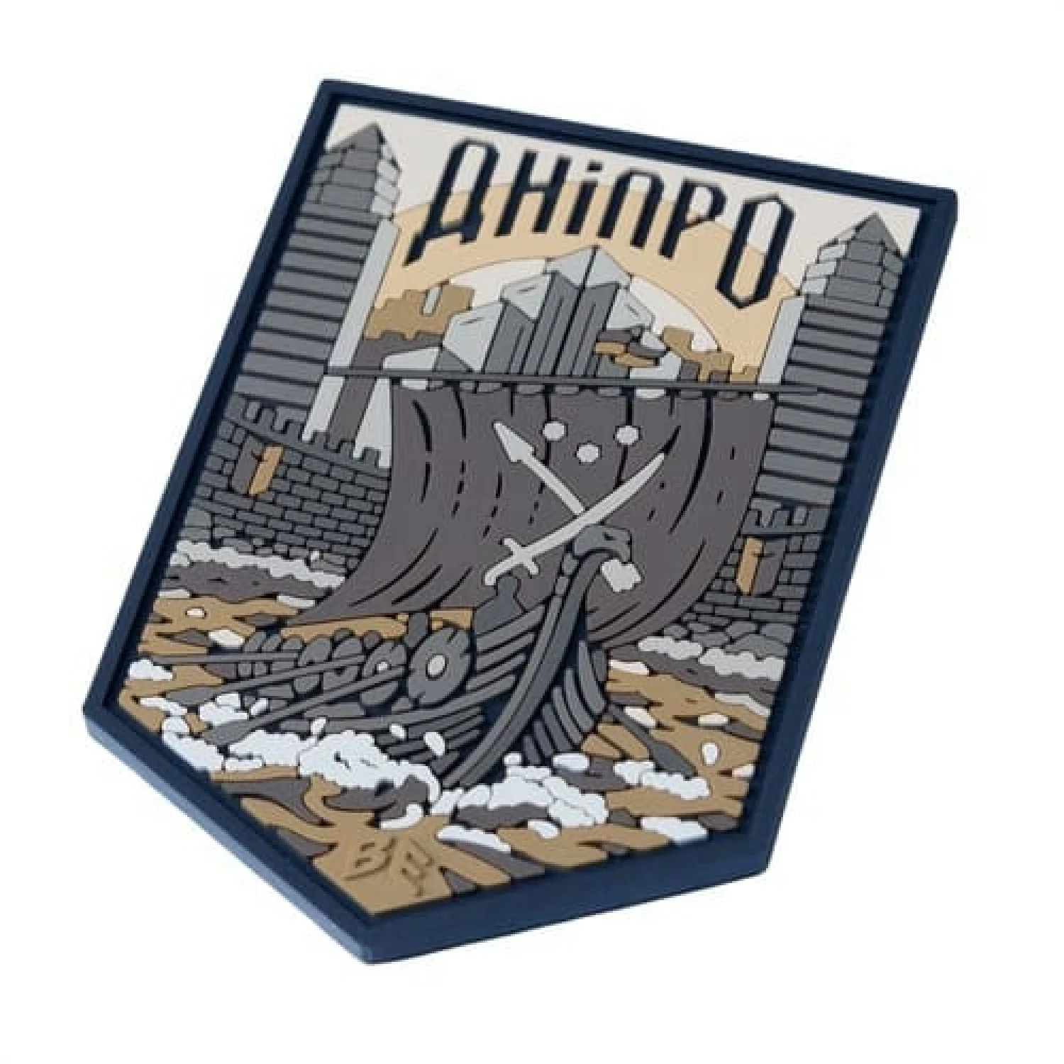 ПВХ Патч (шеврон) "Дніпро" койот