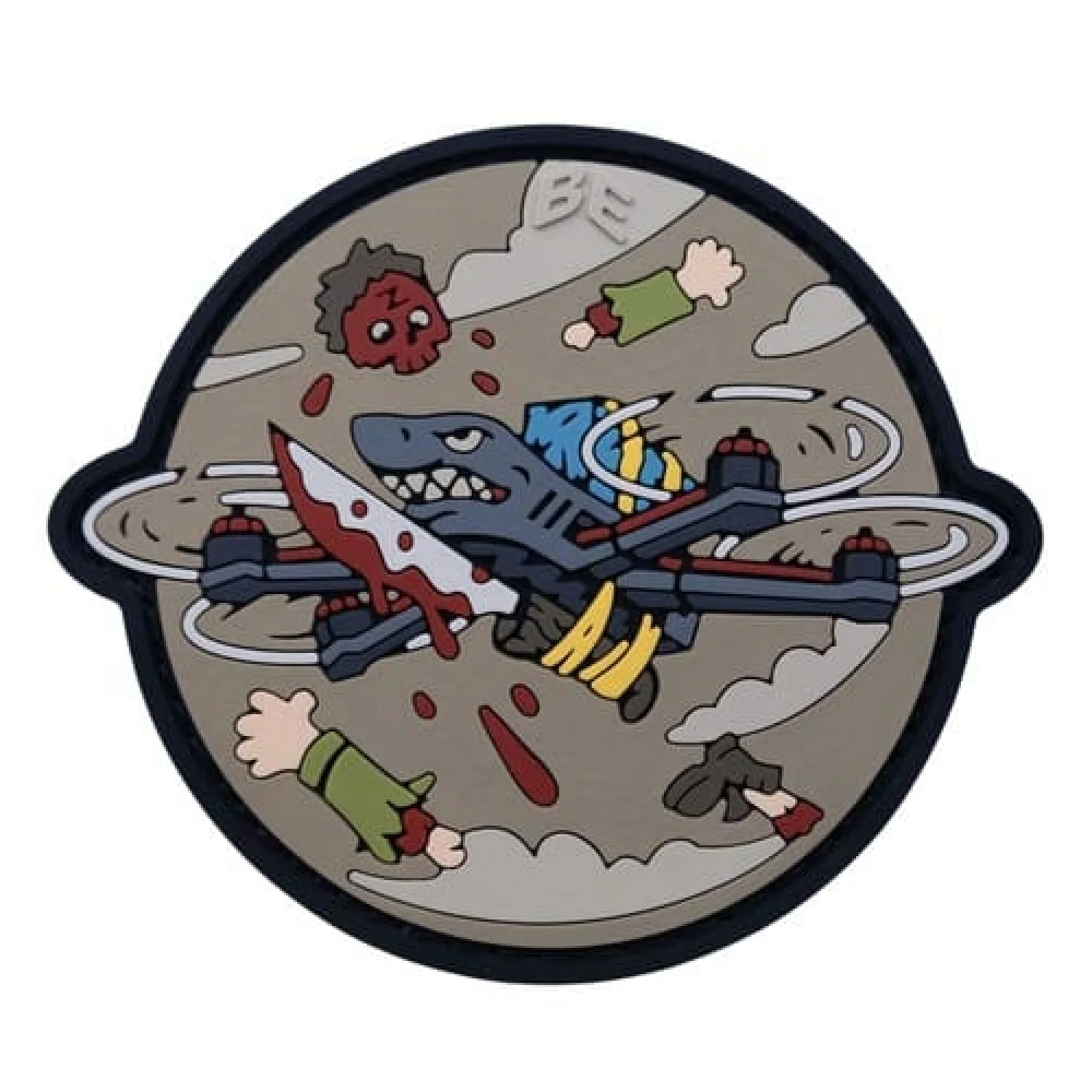 ПВХ Патч (шеврон) "FPV" койот