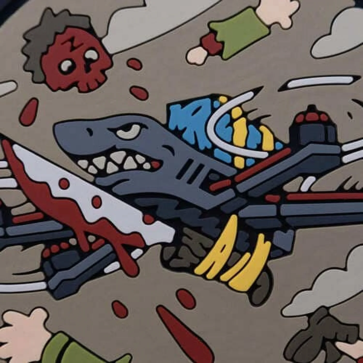 ПВХ Патч (шеврон) "FPV" койот