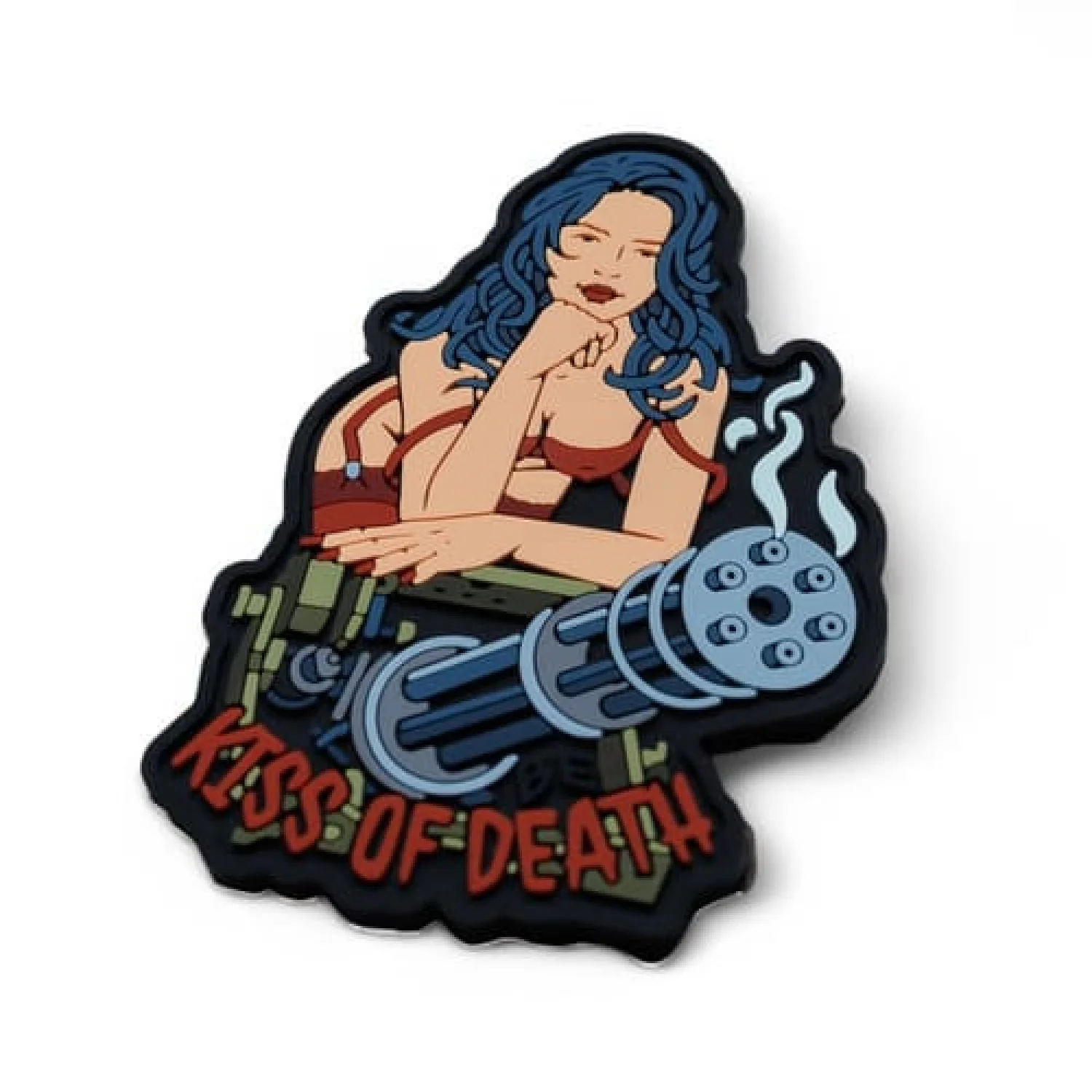 ПВХ патч (шеврон) "Kiss of death"