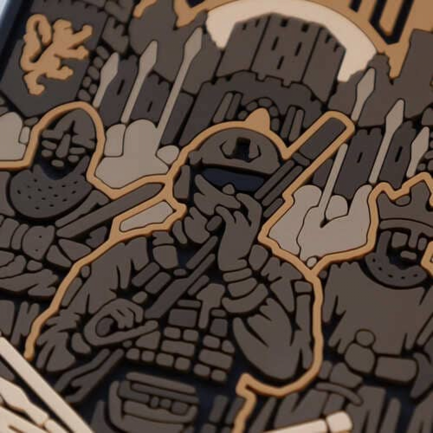 ПВХ Патч (шеврон) "Львов" койот