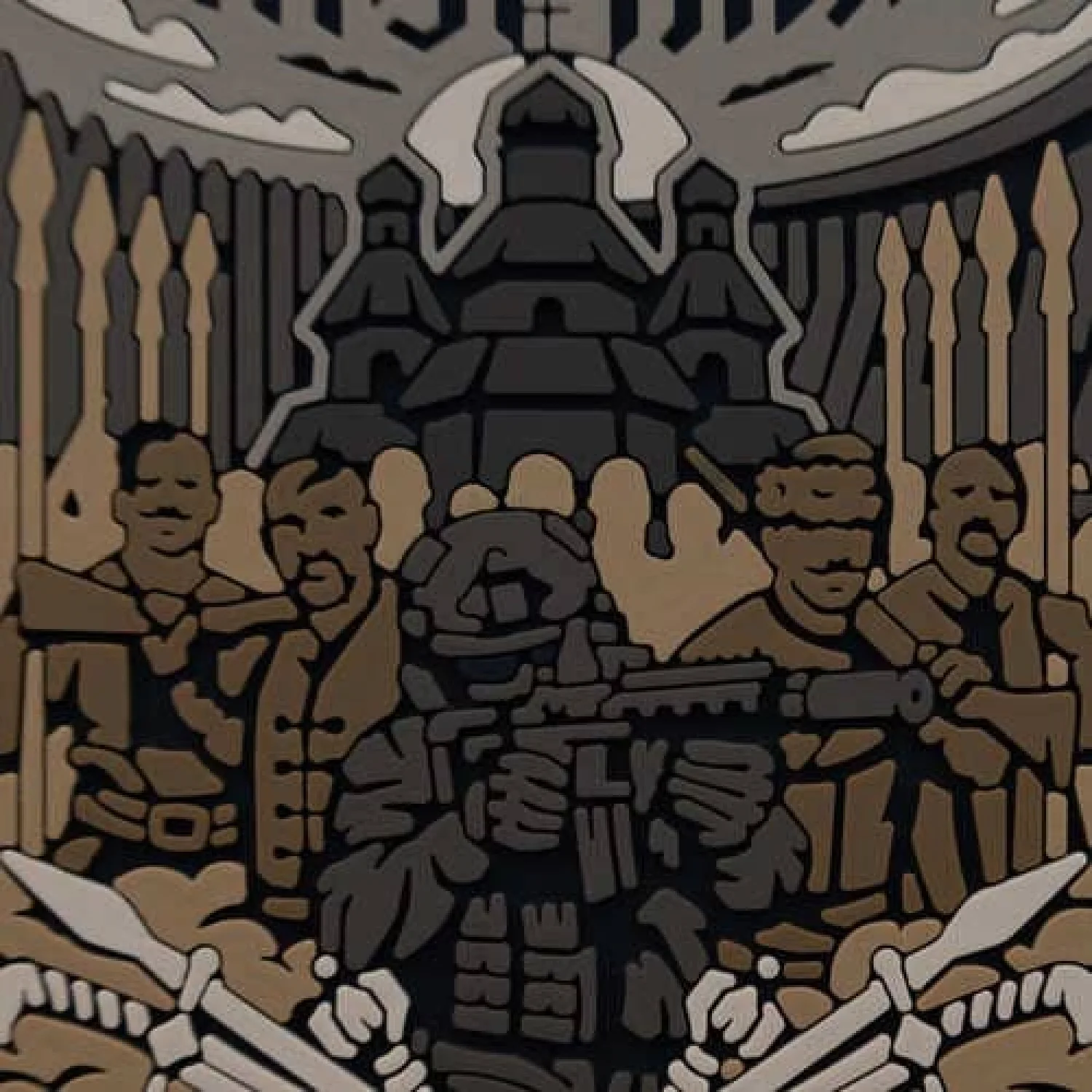 ПВХ Патч (шеврон) "Запоріжжя" койот