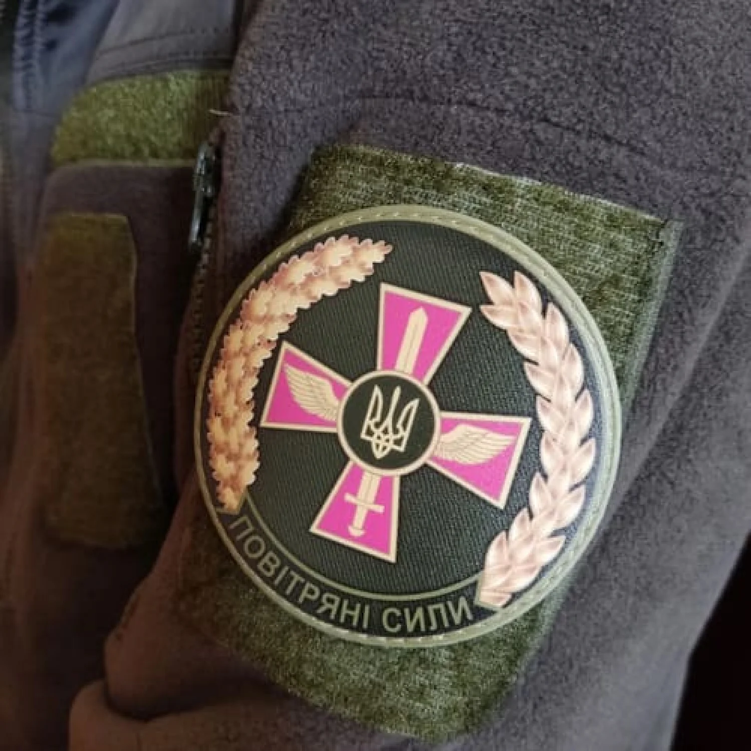 Круглий шеврон Повітряні сили