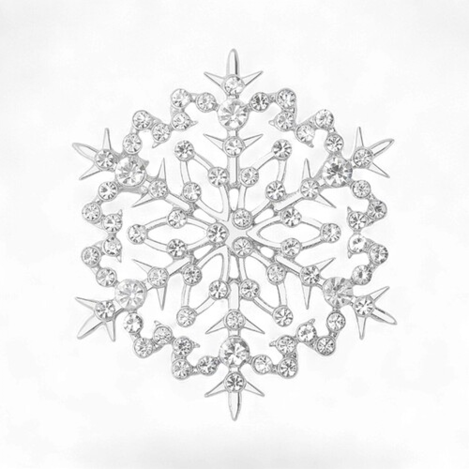 Брош Сніжинка новорічна