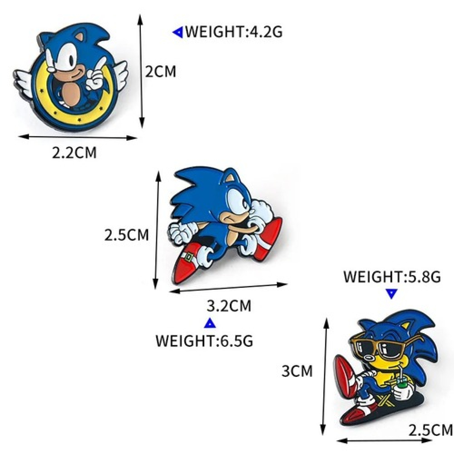 Значки Сонік
