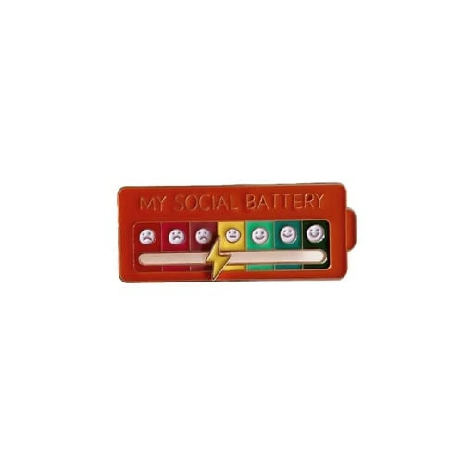 Значок Моя социальная батарея разноцветная