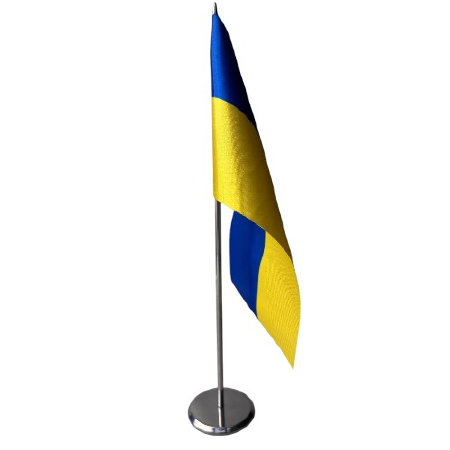 Металлический держатель под 1 флажок (хром)