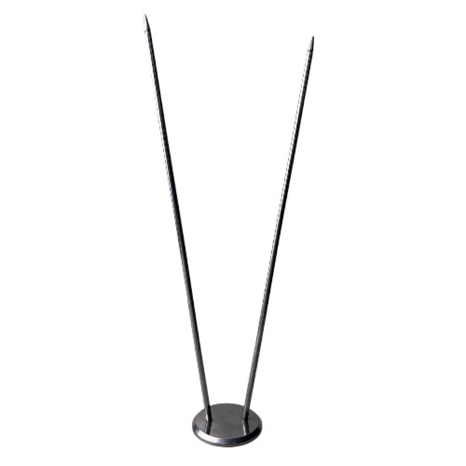 Металевий тримач під 2 прапорці (хром)