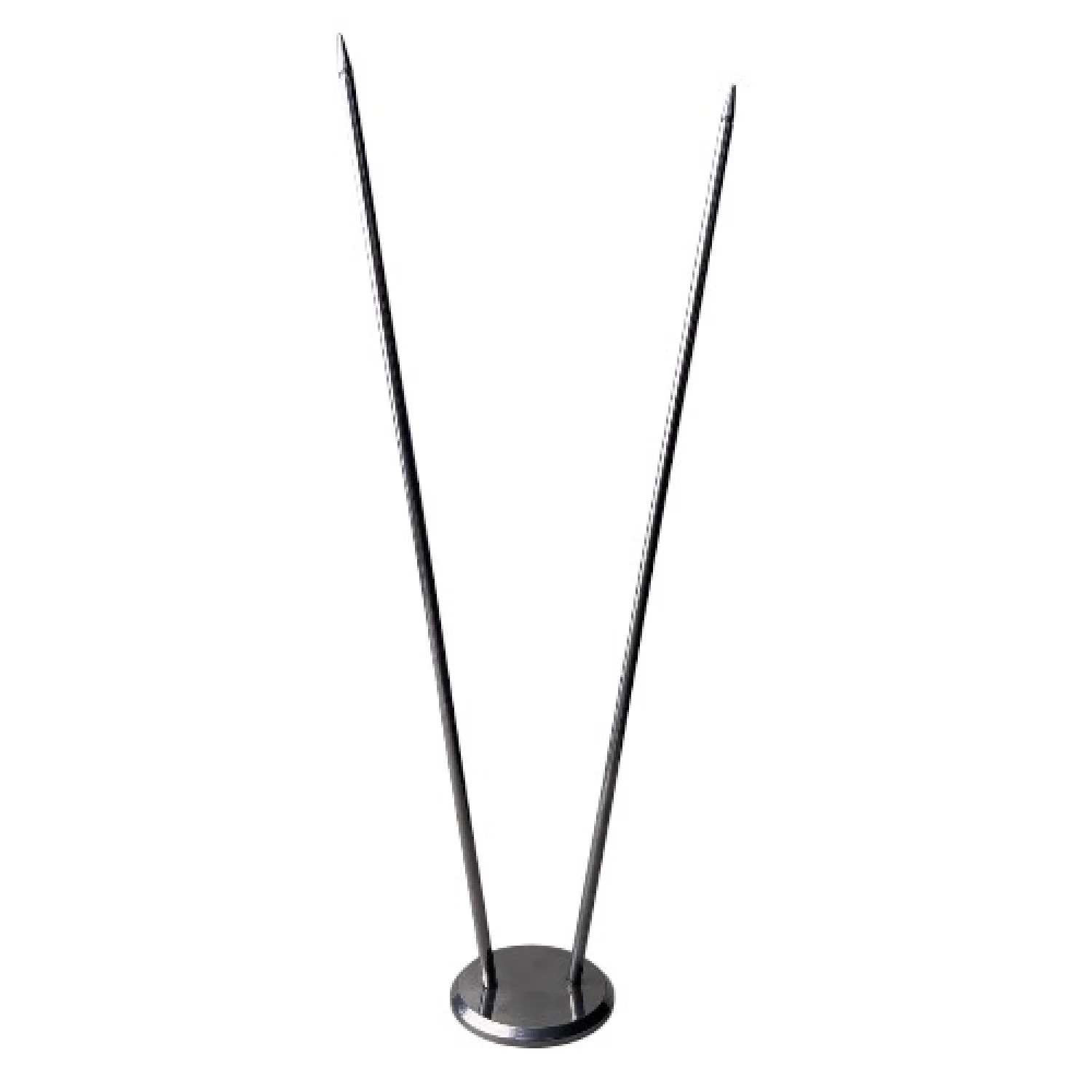 Металевий тримач під 2 прапорці (хром)