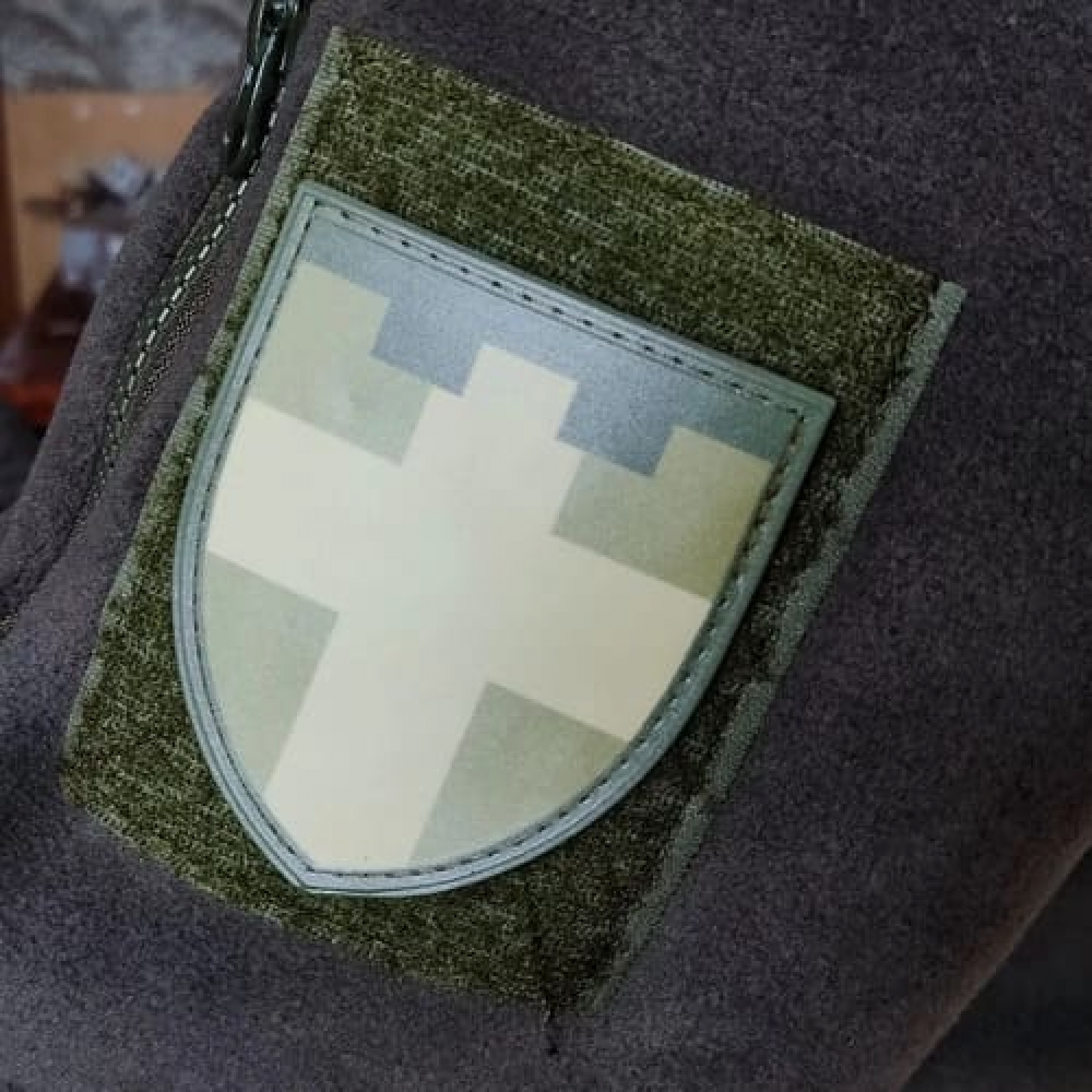 Нашивка ТрО 100 бригады ВСУ Волынь полевой