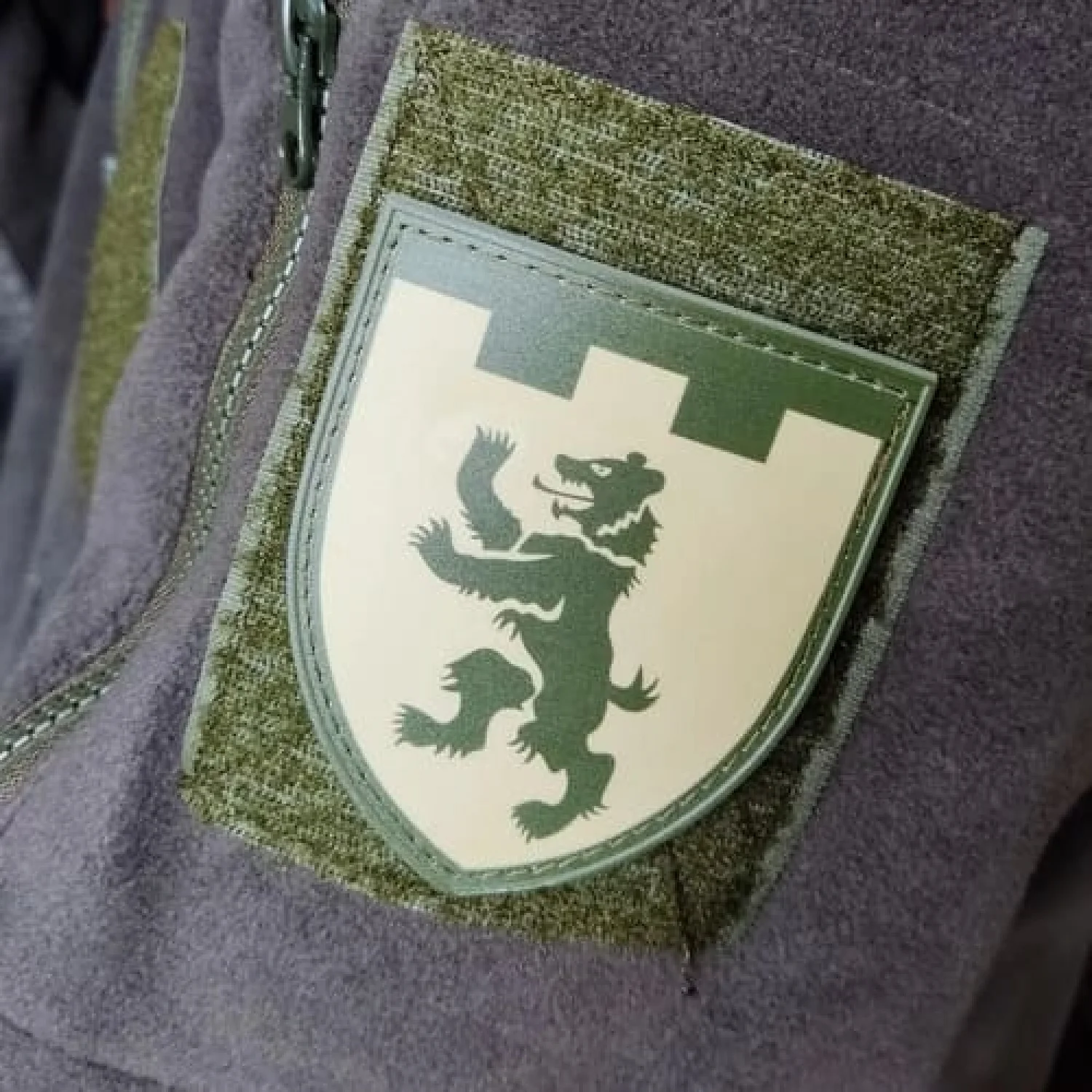 Нашивка ТрО 101 бригади ЗСУ Закарпаття польовий