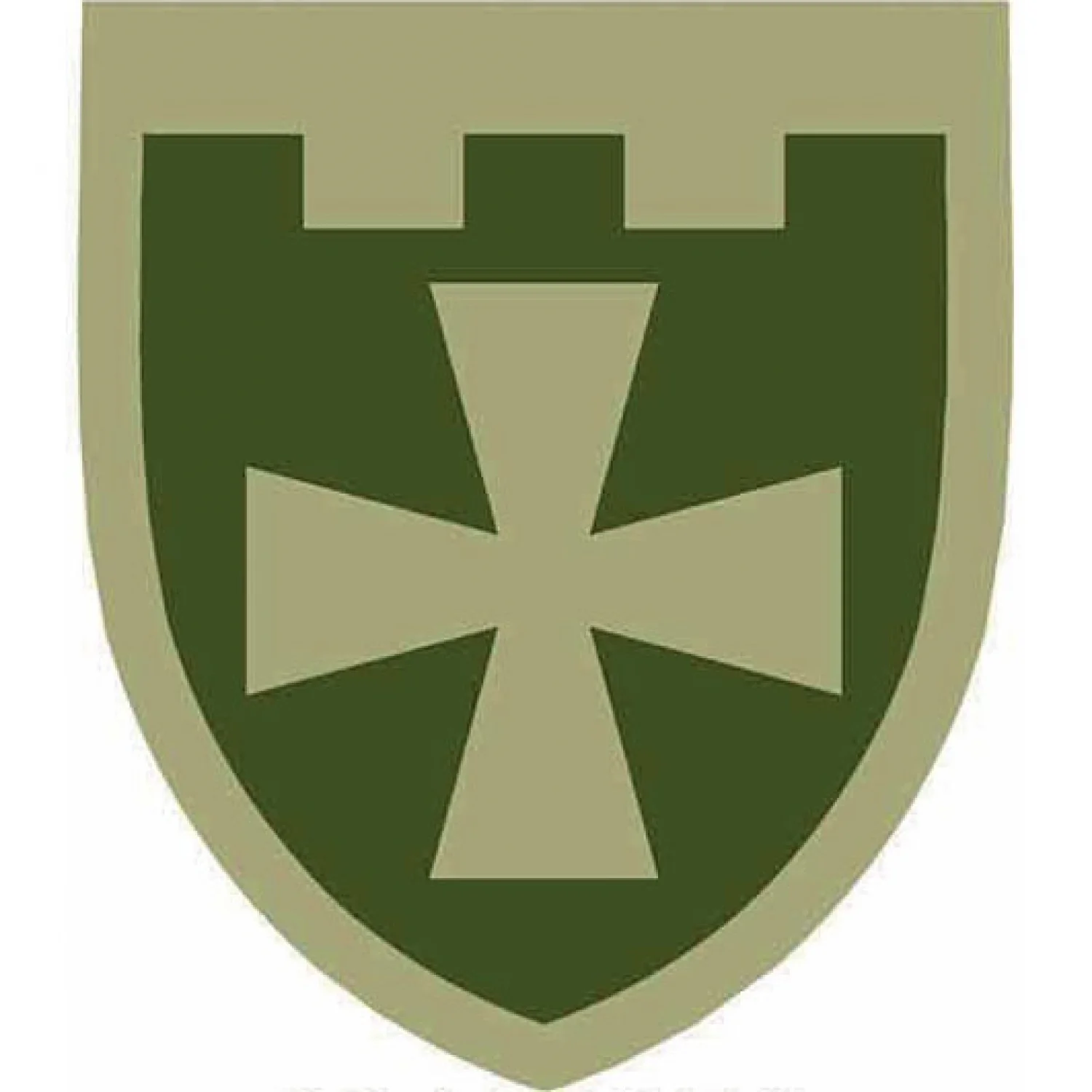 Нашивка ТрО 104 бригады ВСУ Ровно полевой