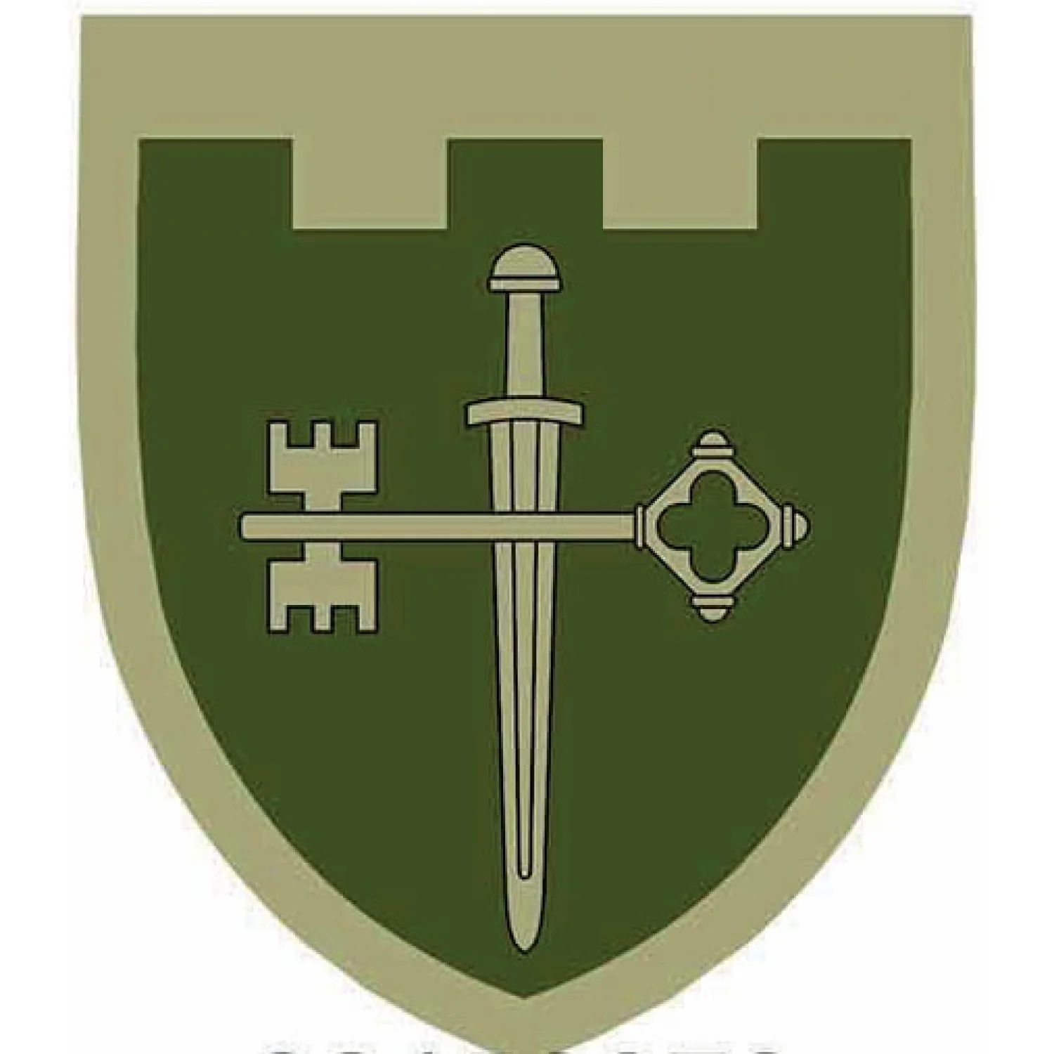 Нашивка ТрО 105 бригади ЗСУ Тернопіль польовий