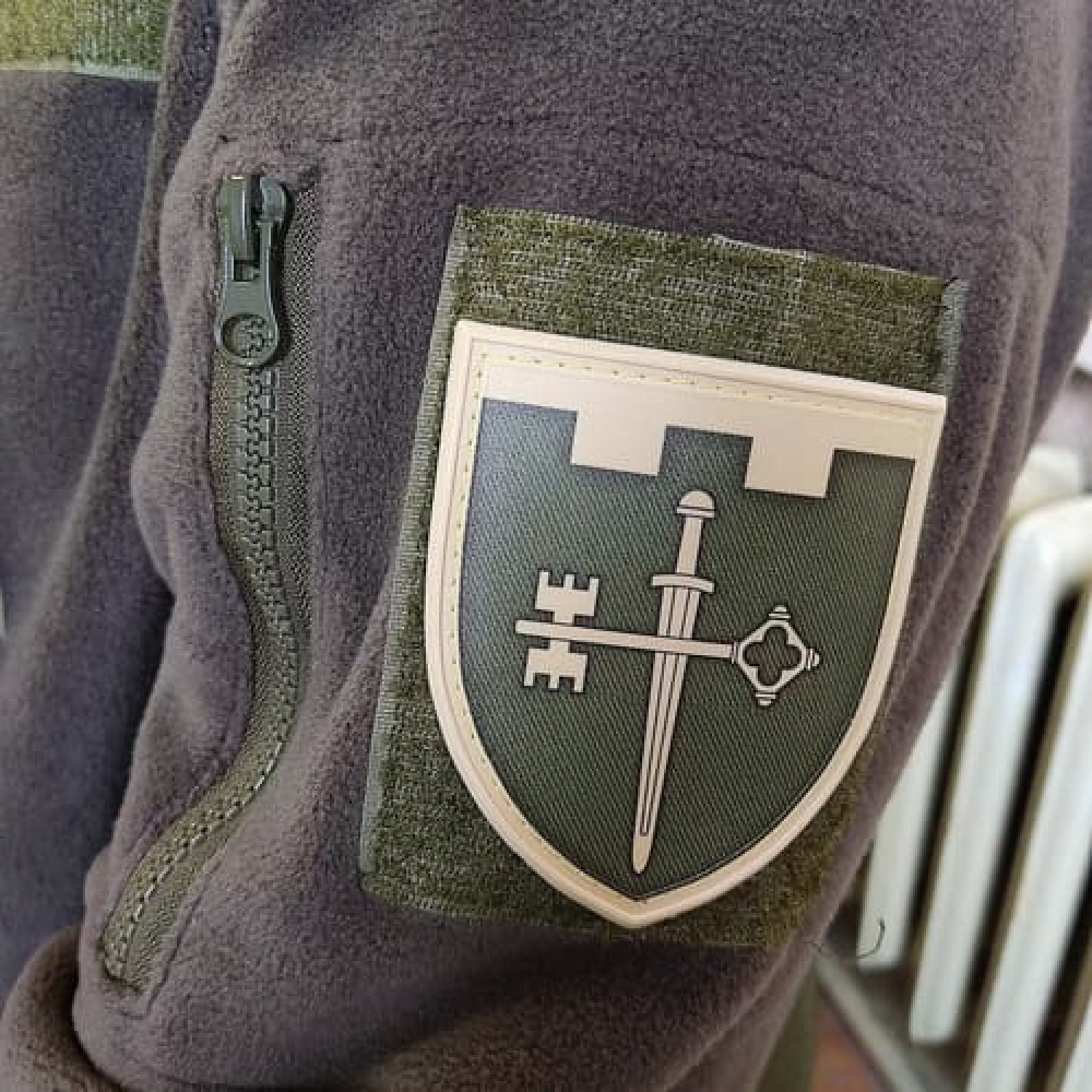 Нашивка ТрО 105 бригады ВСУ Тернополь полевой