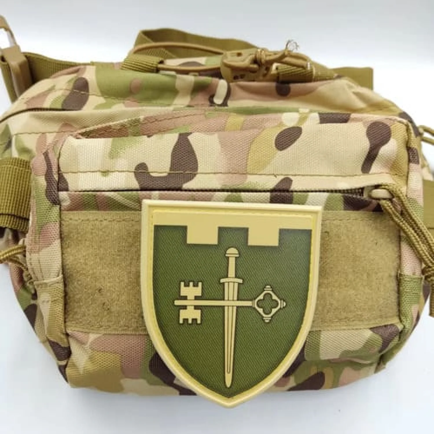 Нашивка ТрО 105 бригади ЗСУ Тернопіль польовий