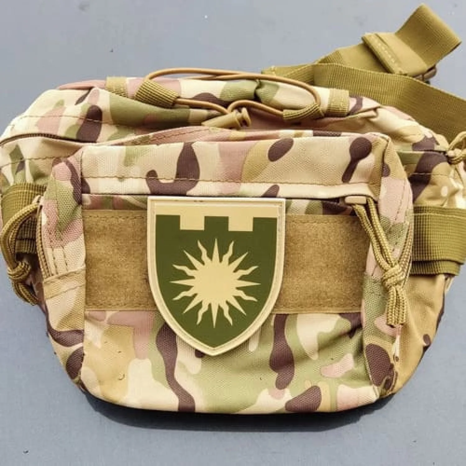 Нашивка ТрО 106 бригади ЗСУ Хмельницький польовий