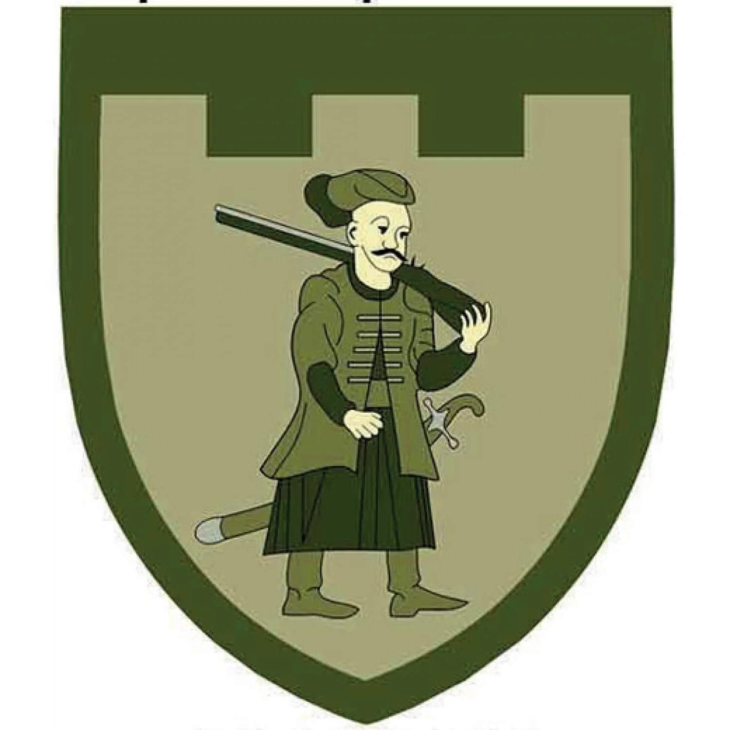 Нашивка ТрО 110 бригади ЗСУ Запоріжжя польовий