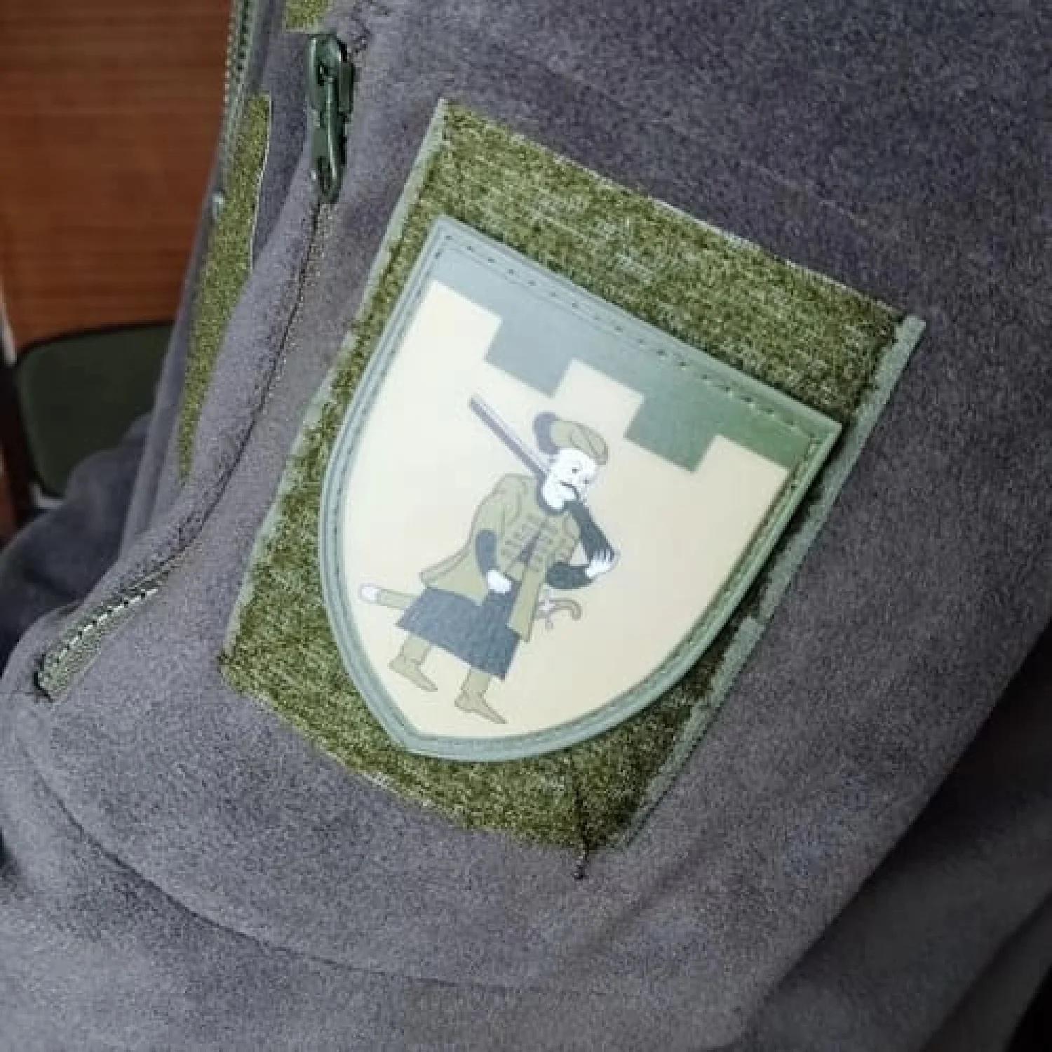 Нашивка ТрО 110 бригади ЗСУ Запоріжжя польовий