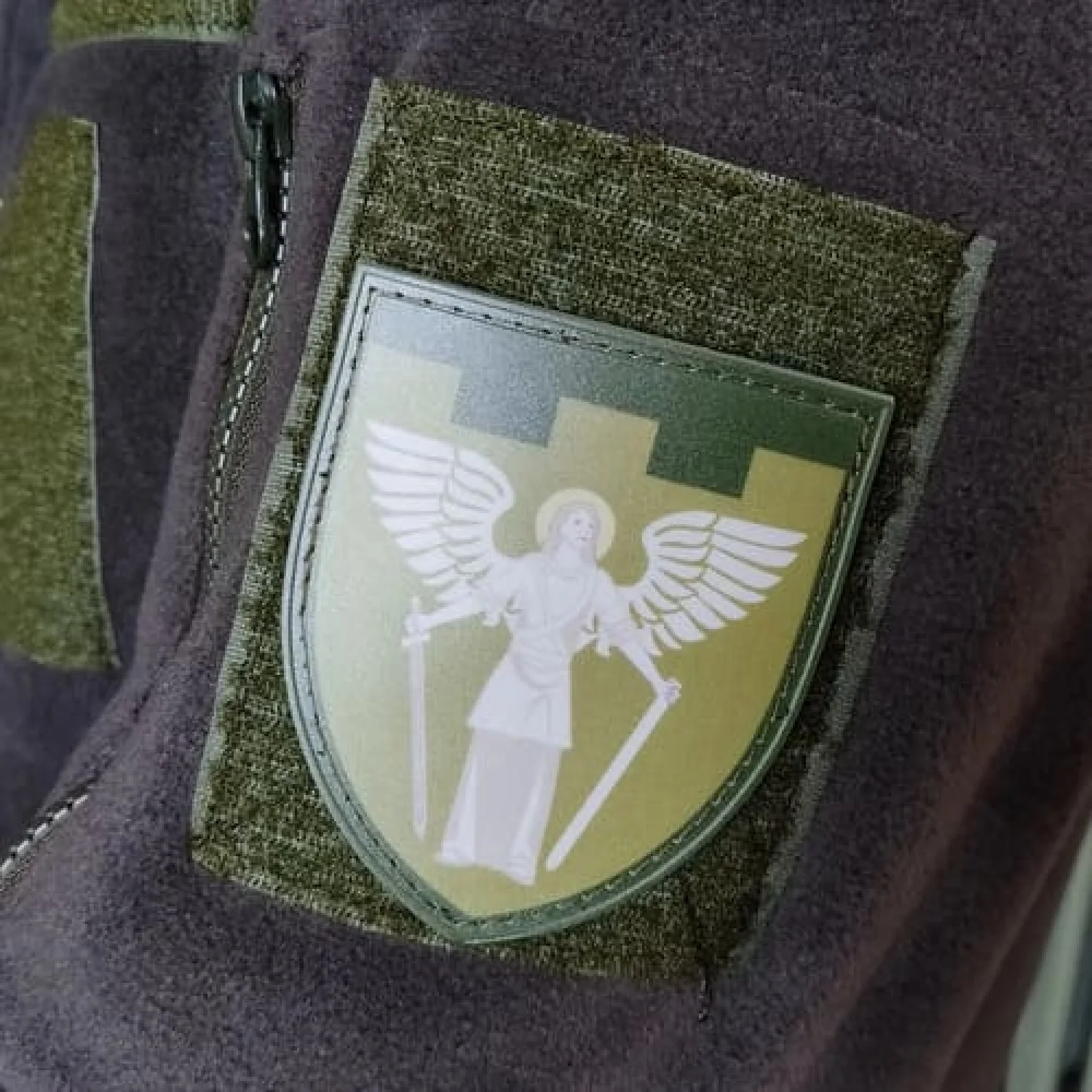 Нашивка ТрО 114 бригади ЗСУ Київ польовий