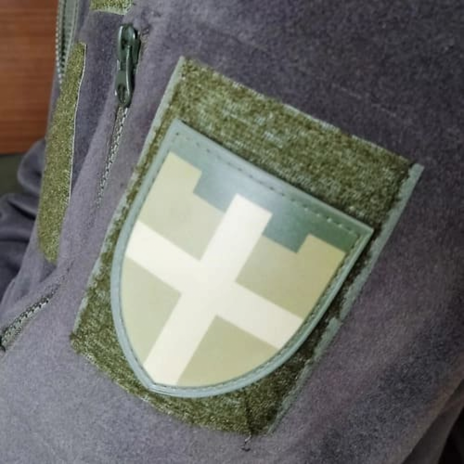 Нашивка ТрО 115 бригади ЗСУ Житомир польовий