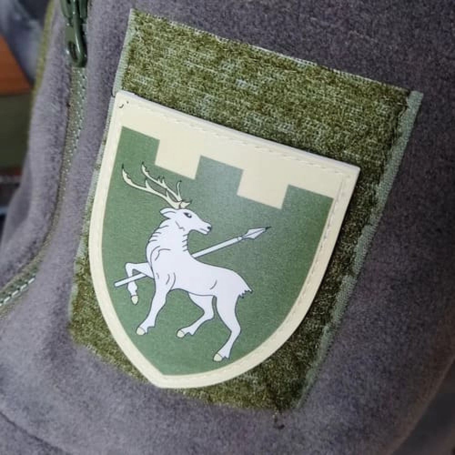 Нашивка ТрО 123 бригади ЗСУ Миколаїв польовий