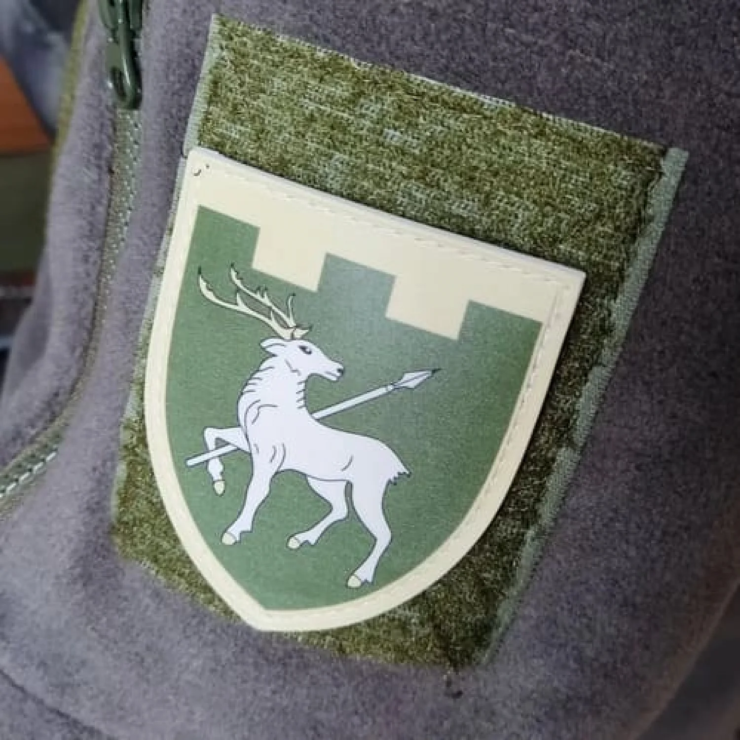 Нашивка ТрО 123 бригады ВСУ Николаев полевой