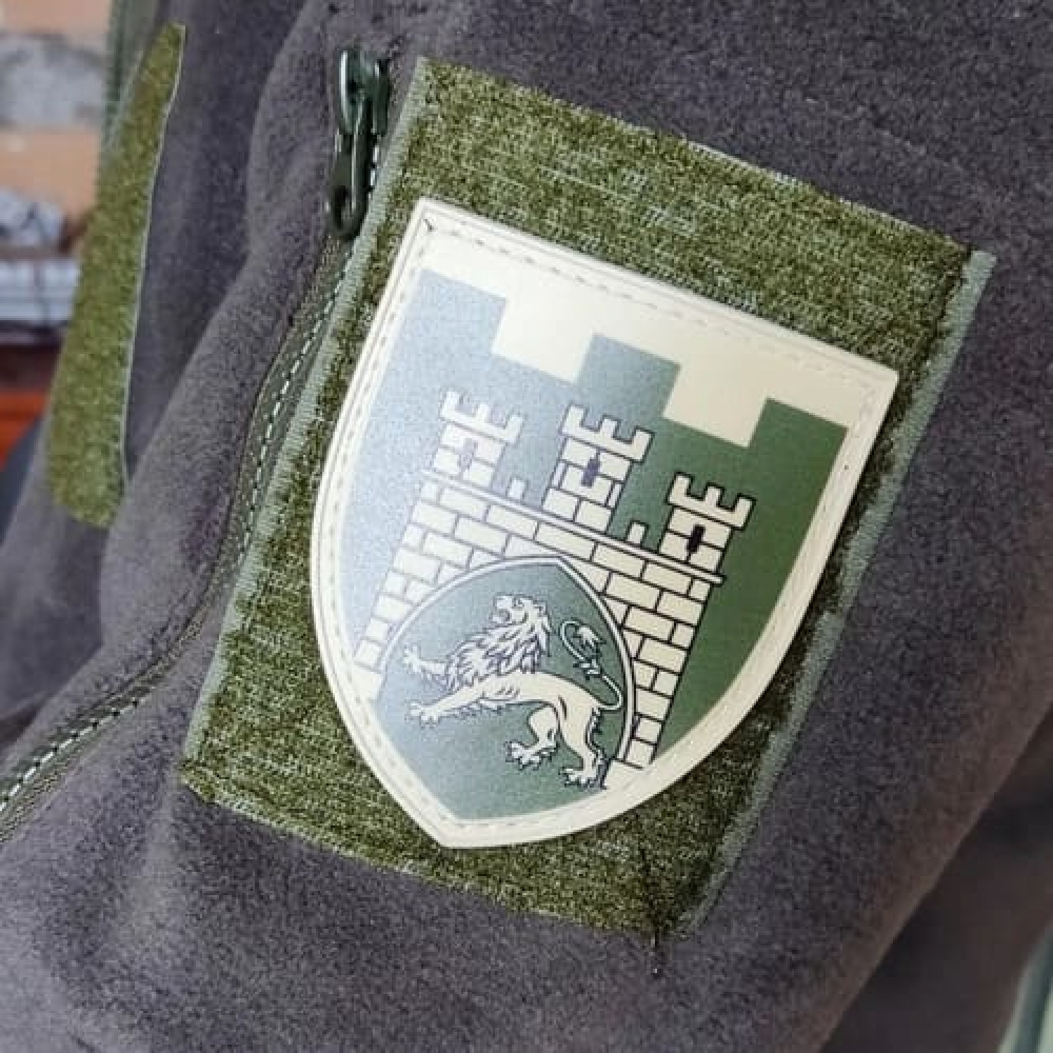 Нашивка ТрО 125 бригади ЗСУ Львів польовий
