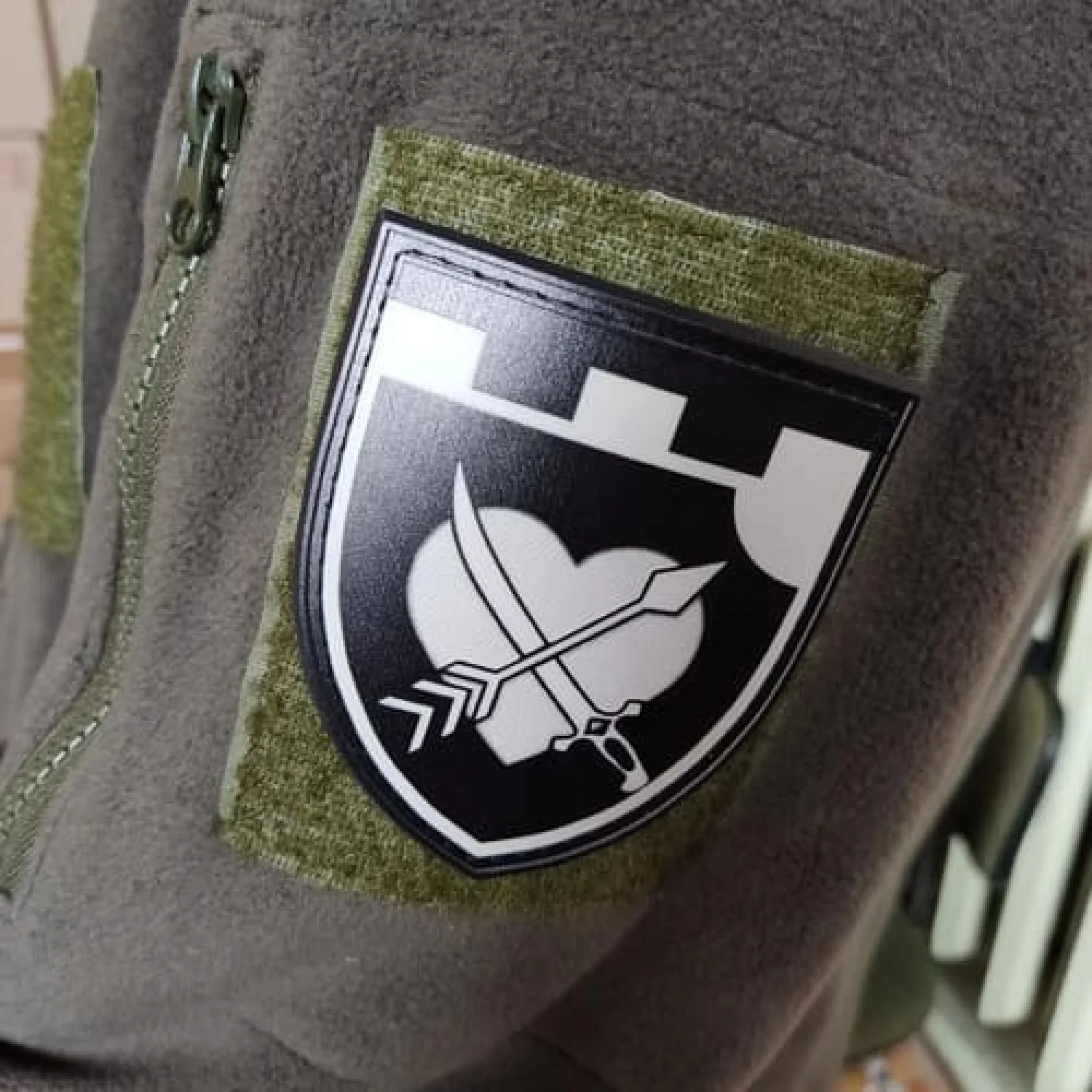 Нашивка ТрО 126 бригади ЗСУ Одеса олива