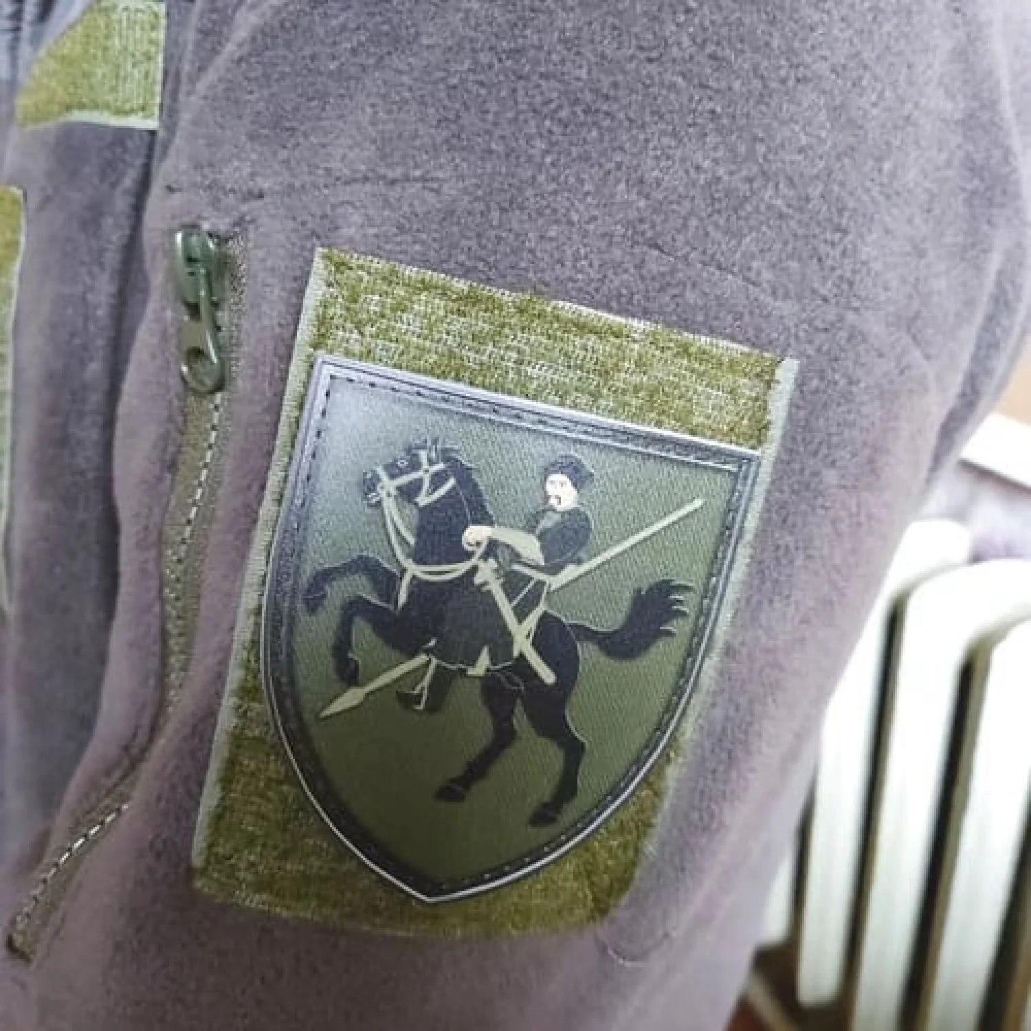 Нашивка ЗСУ 110 окрема механізована бригада олива