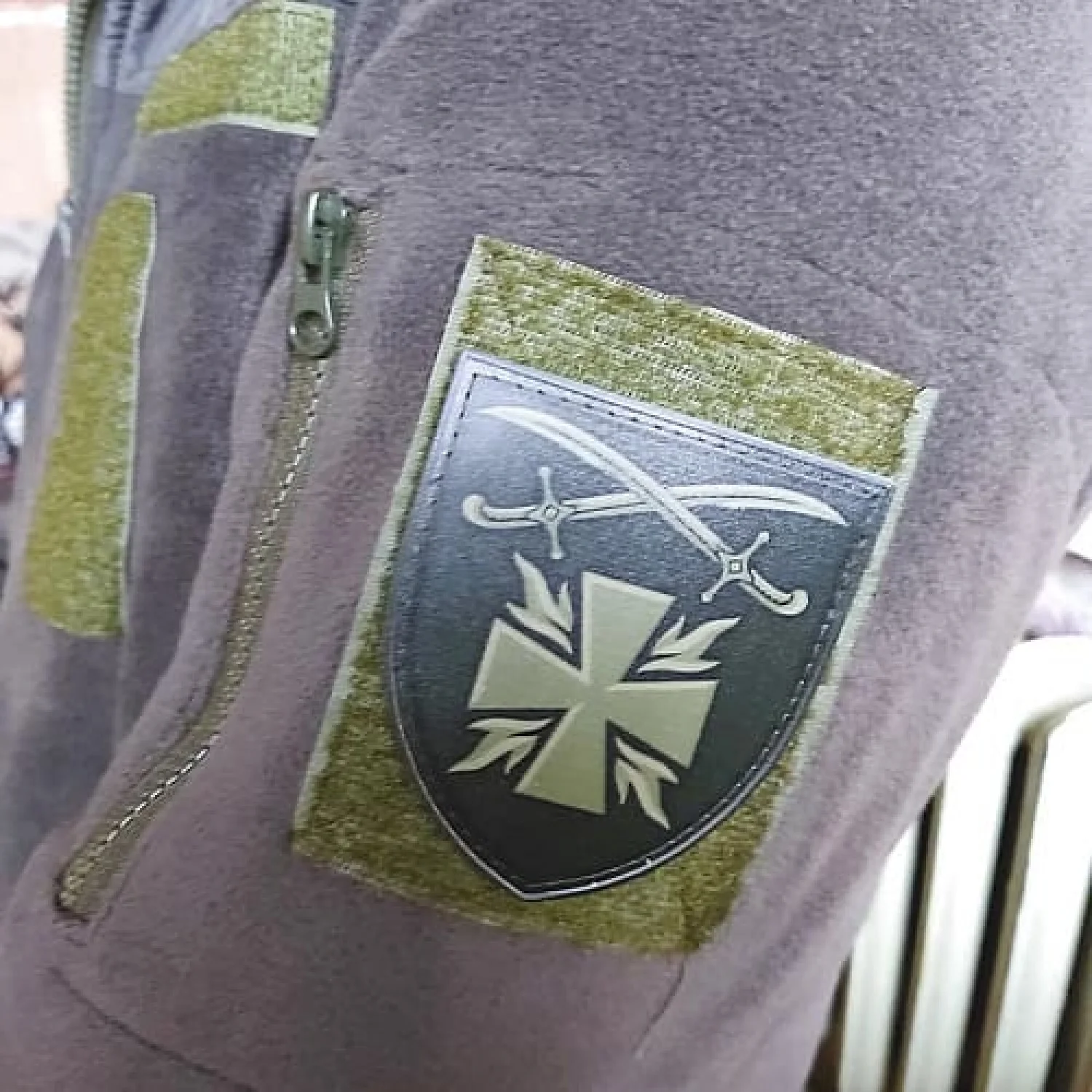 Нашивка ЗСУ 115 окрема механізована бригада олива