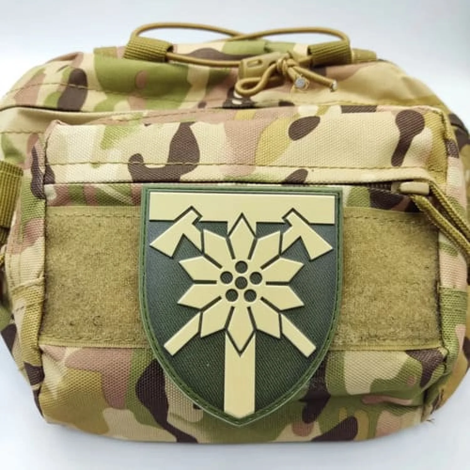 Нашивка ВСУ 128 отдельная горно-штурмовая Закарпатская бригада ОК Запад полевой