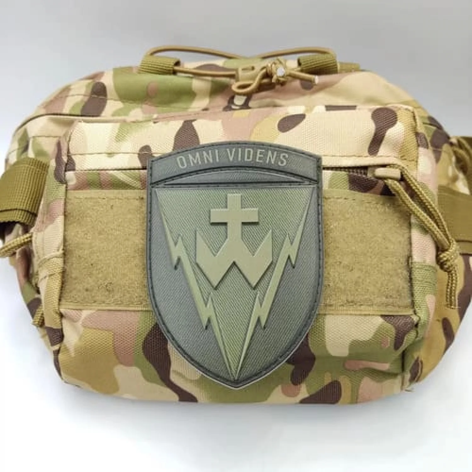 Нашивка ЗСУ 14 радіотехнічна бригада Omni Videns польовий